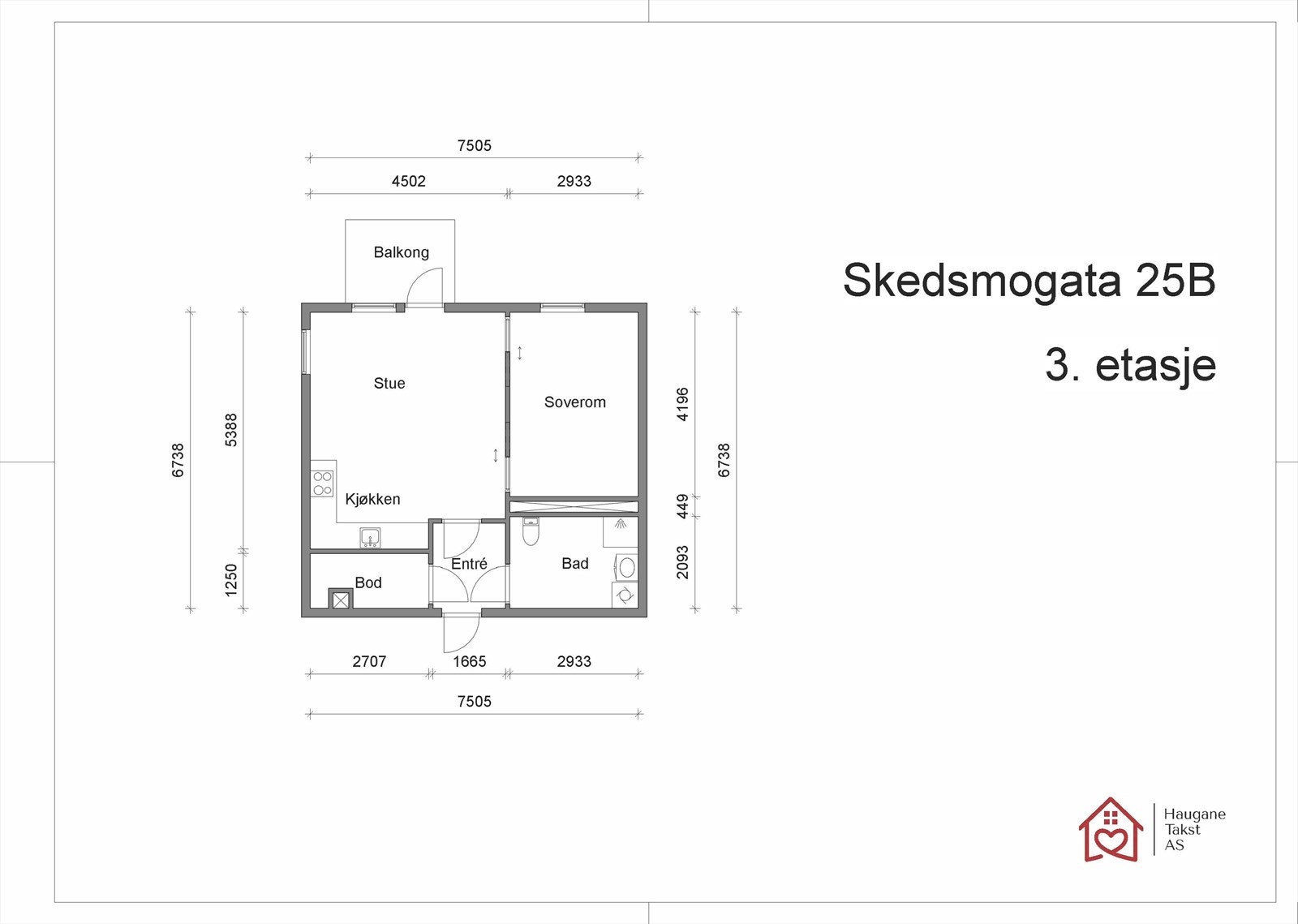 Plantegning Galleribilde