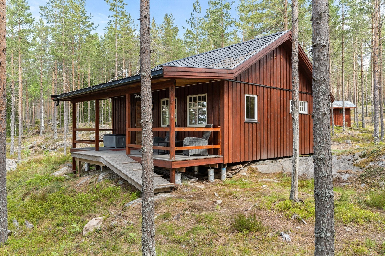 Det er gitt ferdigattest for skogshusværet. Galleribilde