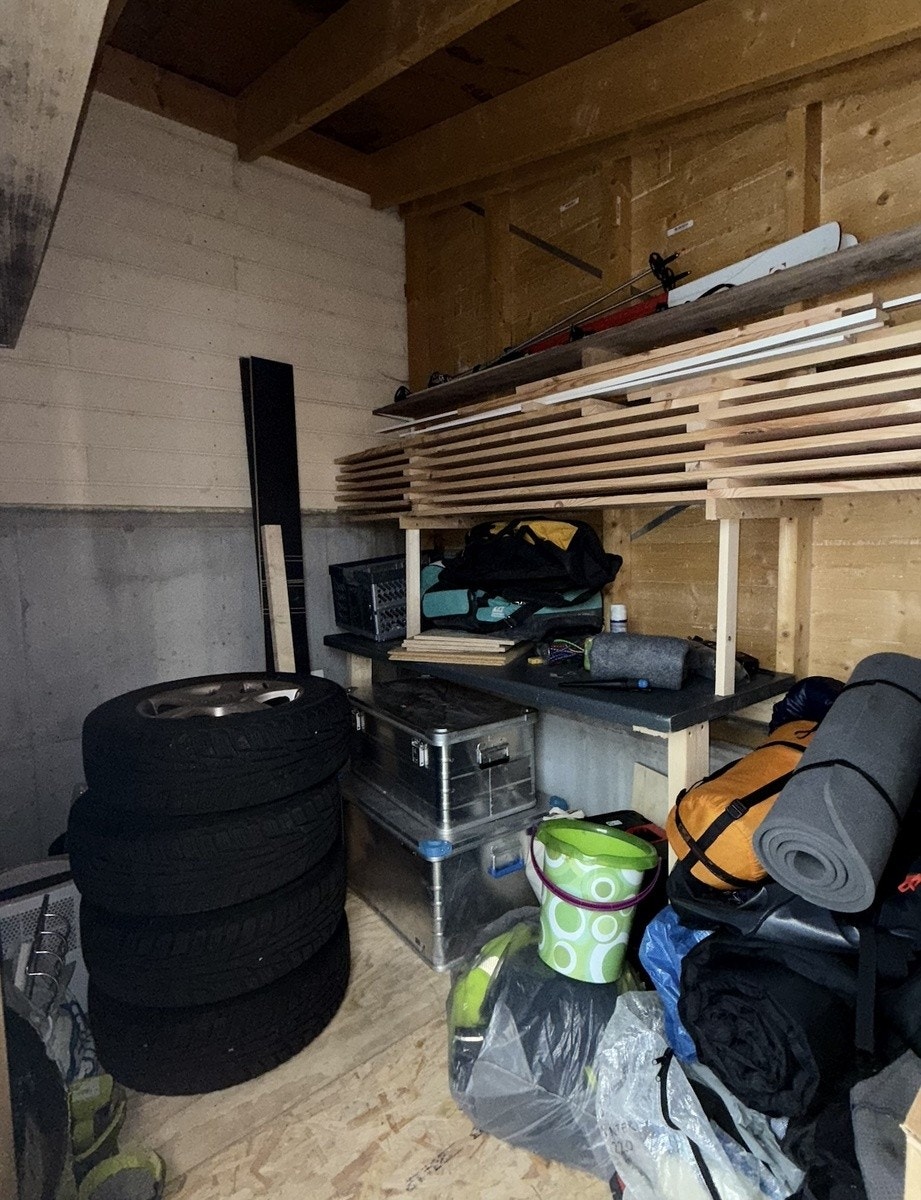 Innsiden av utebod Galleribilde