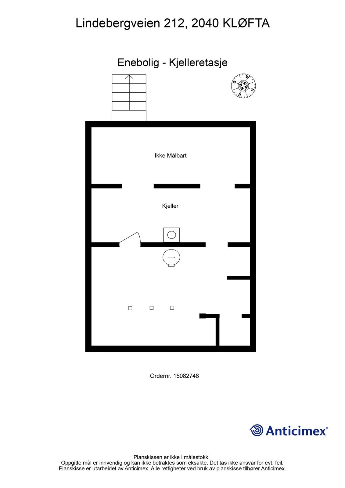 Plantegning kjelleretasje Galleribilde