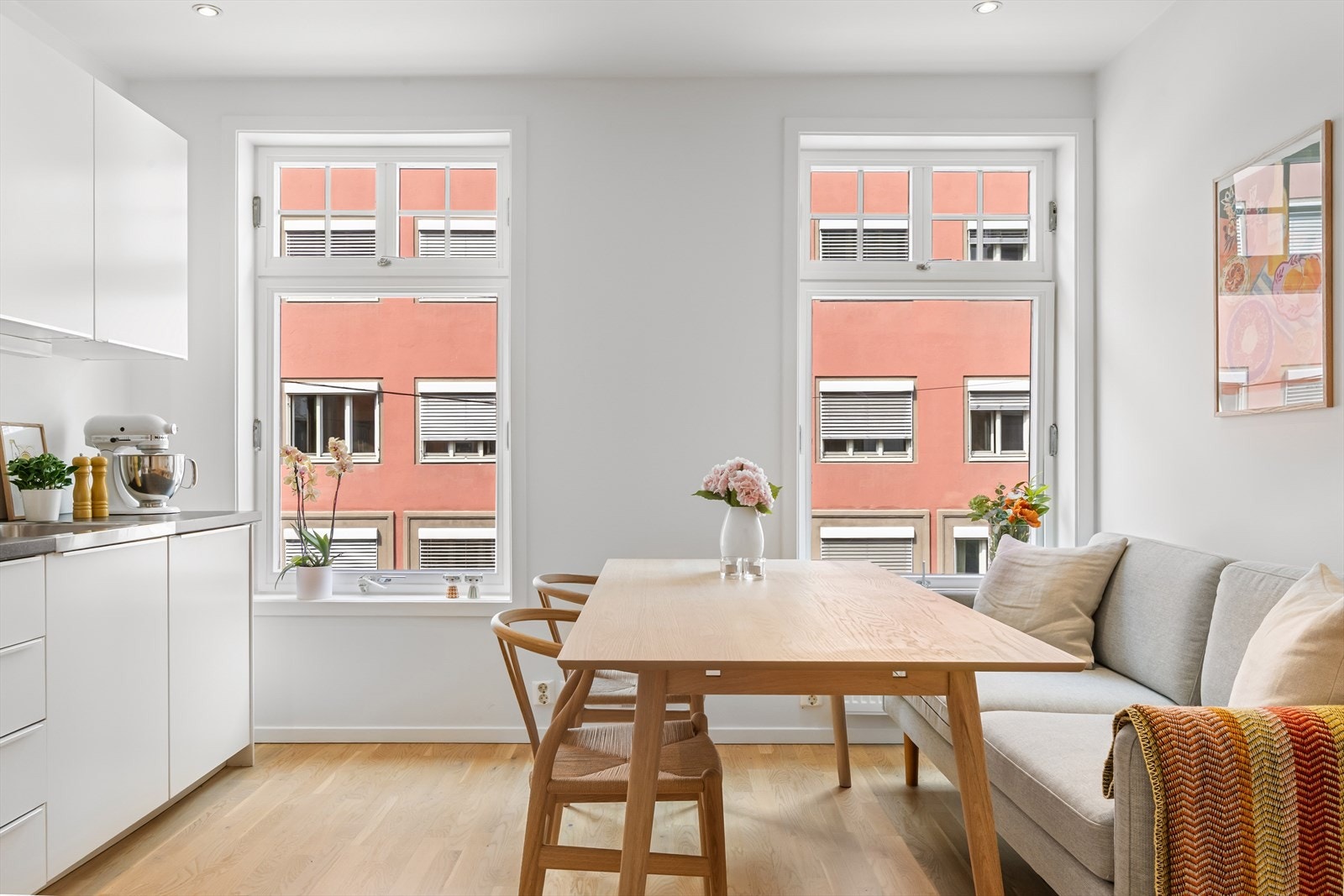 En lekker, lys og moderne 2-roms med svært sentral beliggenhet i Kvadraturen. Galleribilde