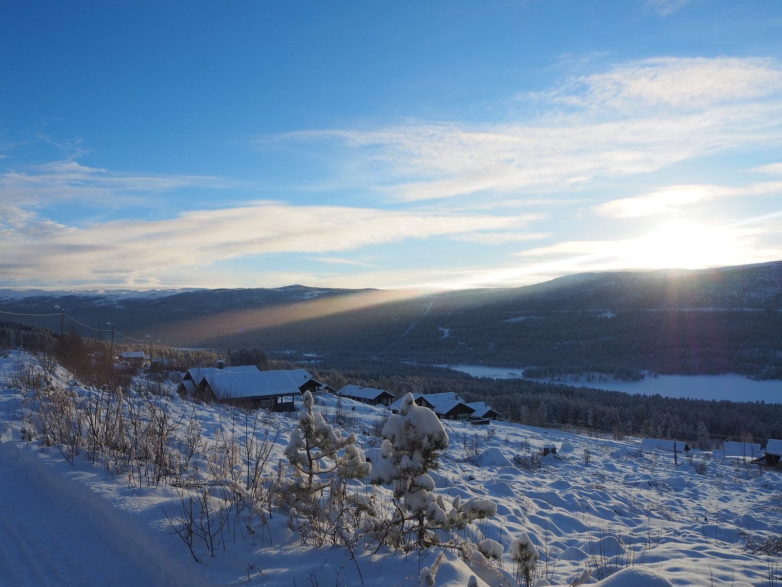 Panoramautsikt over Skurdalen Galleribilde