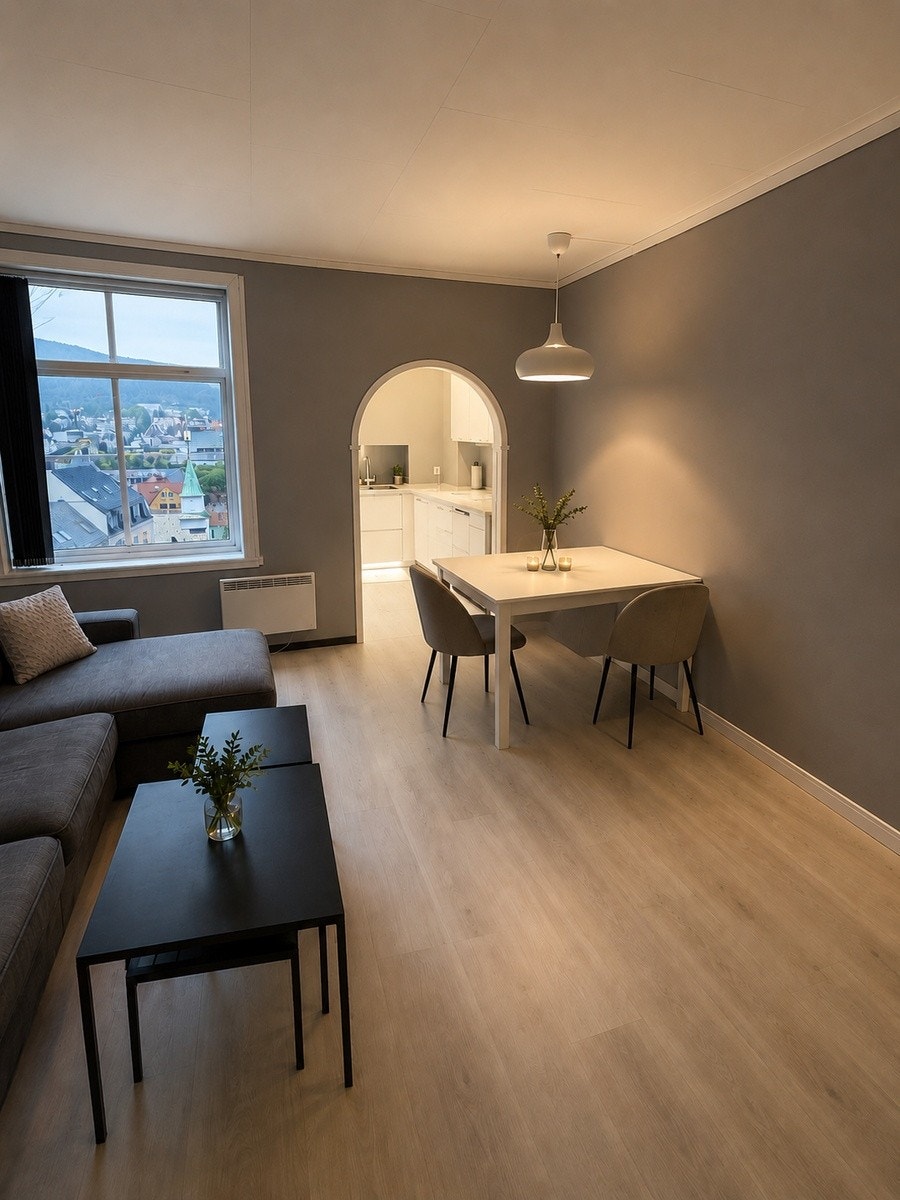 Romslig stue Galleribilde
