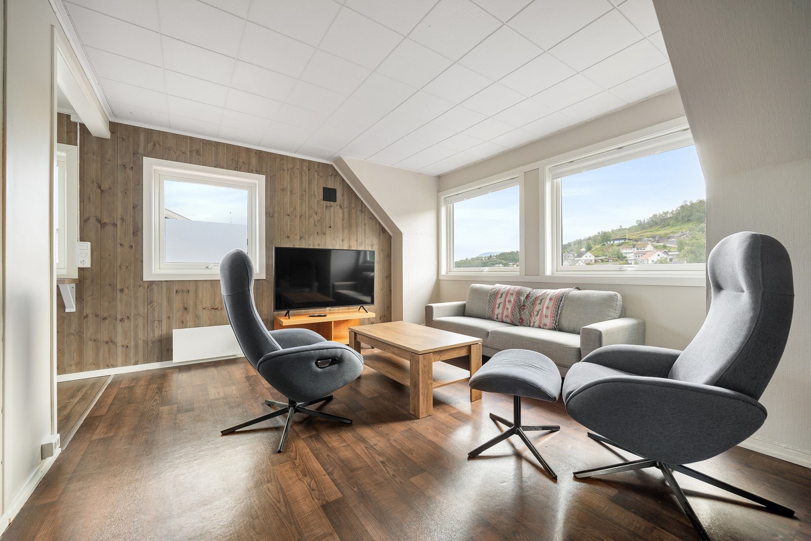 Lys og trivelig stue Galleribilde