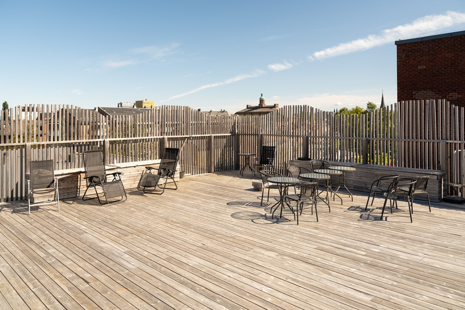 Felles takterrasse, med gode utsikt- og solforhold. Galleribilde