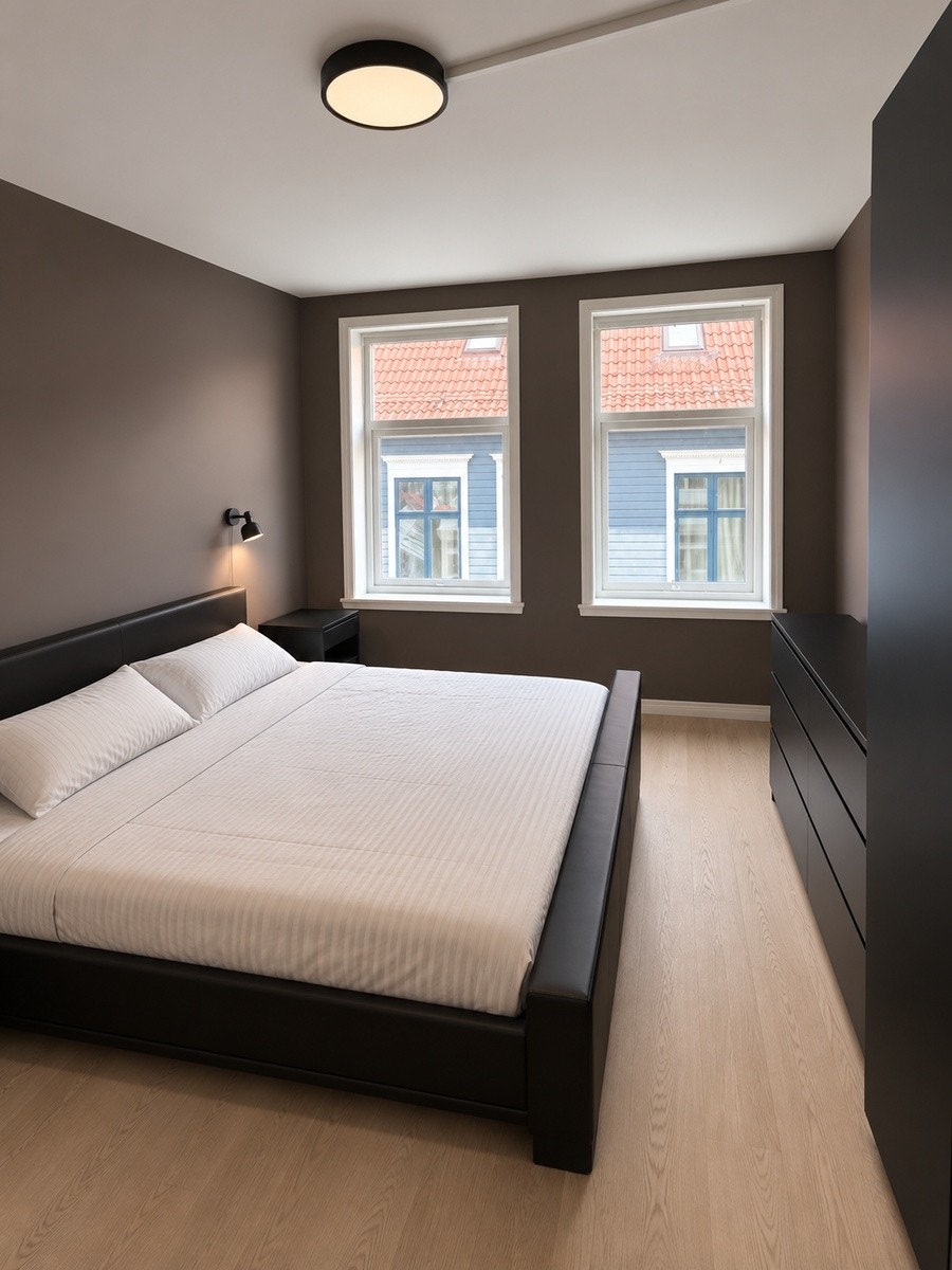 Romslig soverom Galleribilde