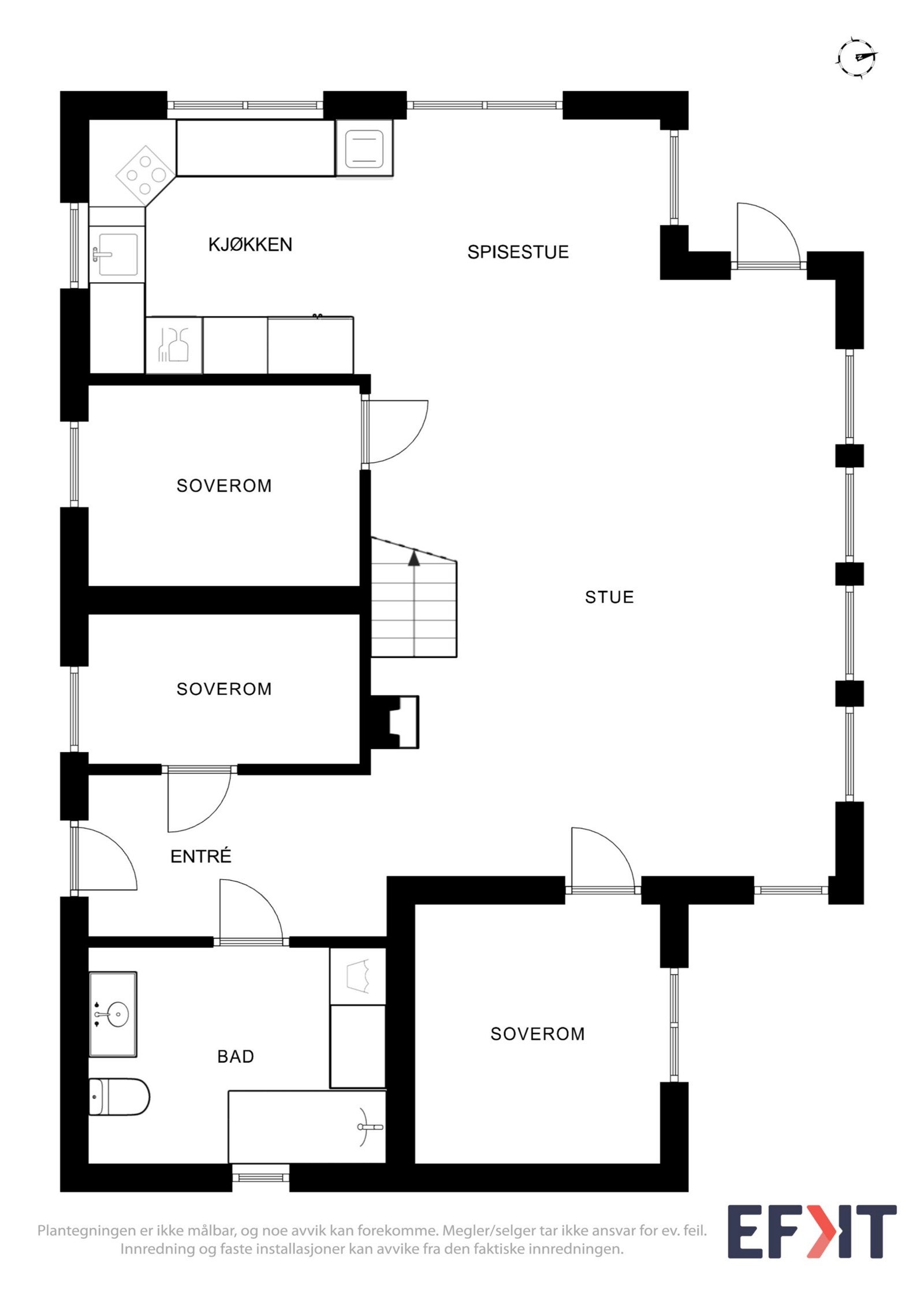 Planskisse 1. etasje