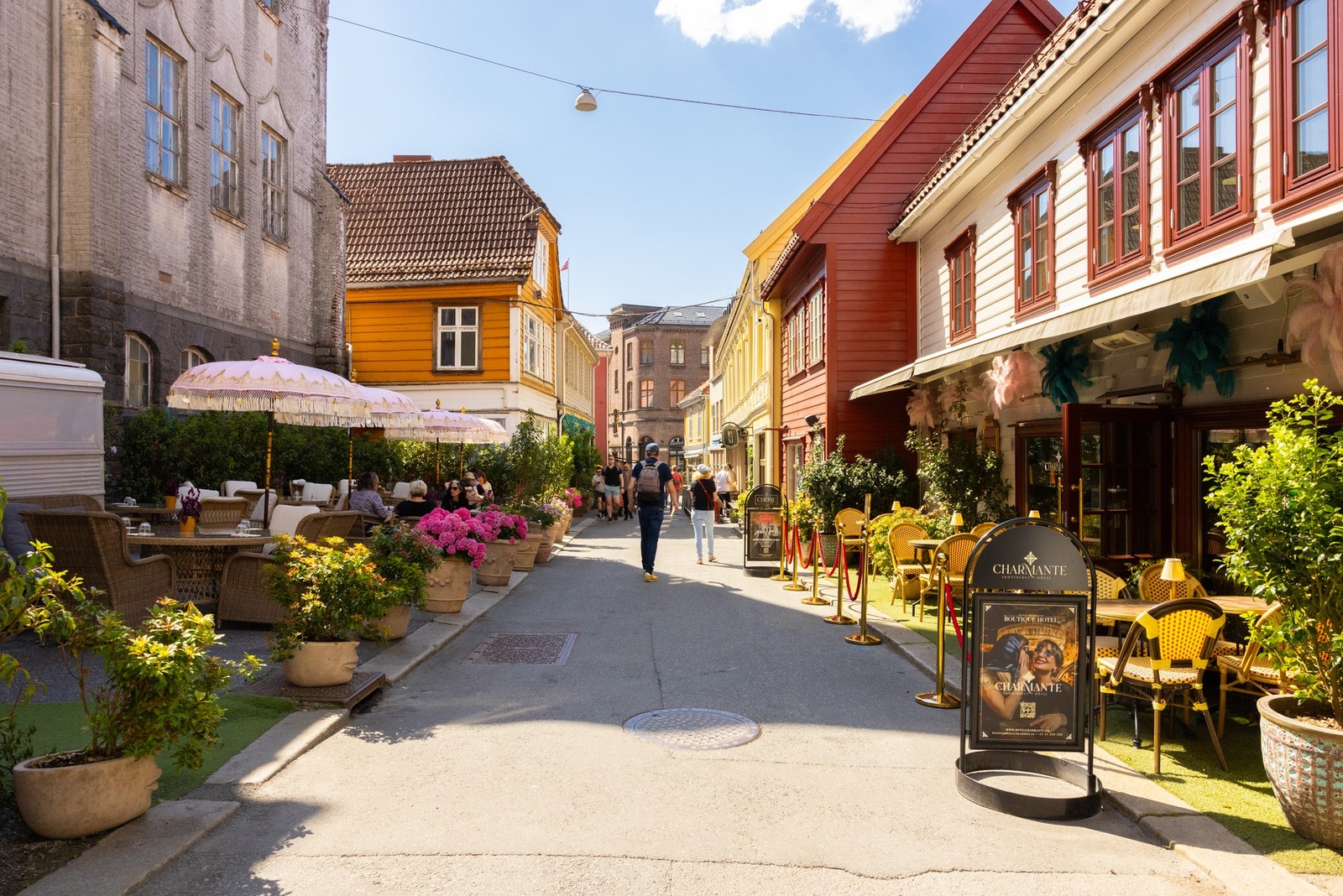... og den sjarmerende gaten i Skostredet! Galleribilde
