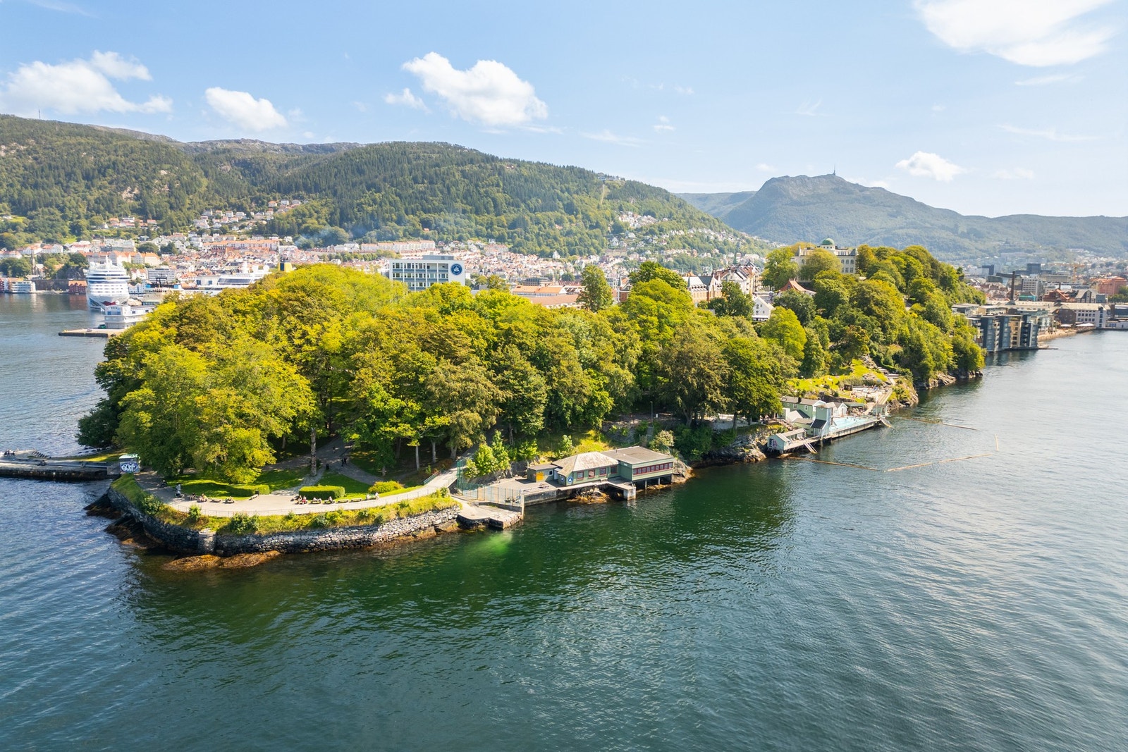 Det er en kort gangavstand til Nordnesparken, hvor fine dager kan nytes i den flotte parken. Galleribilde