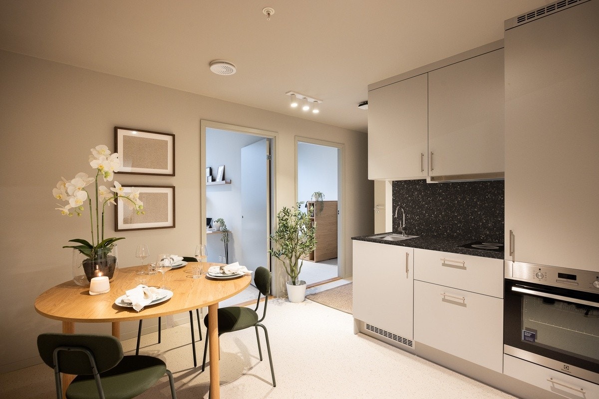 Twin Studio - Stue/kjøkken Galleribilde