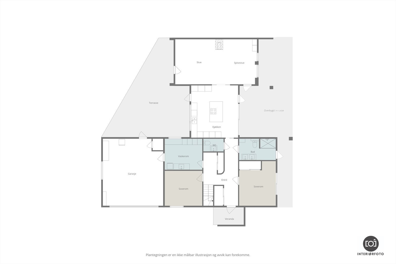 Plantegning Galleribilde