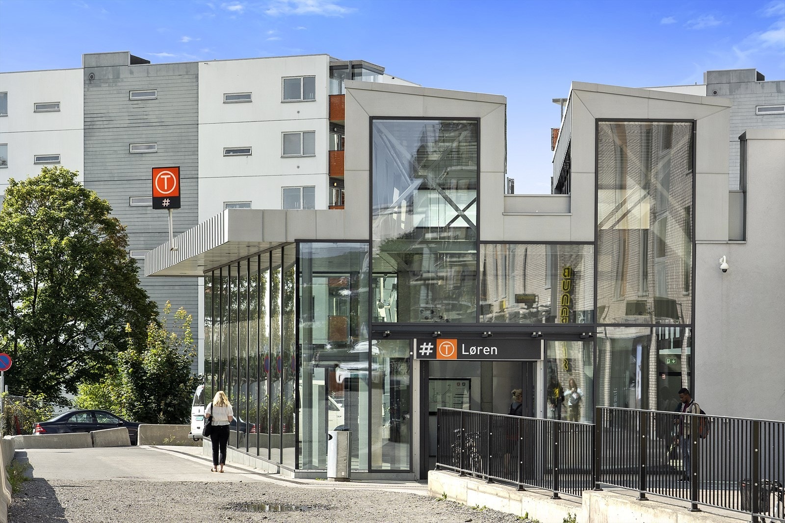 Gangavstand til T-bane både på Løren og Økern. Galleribilde