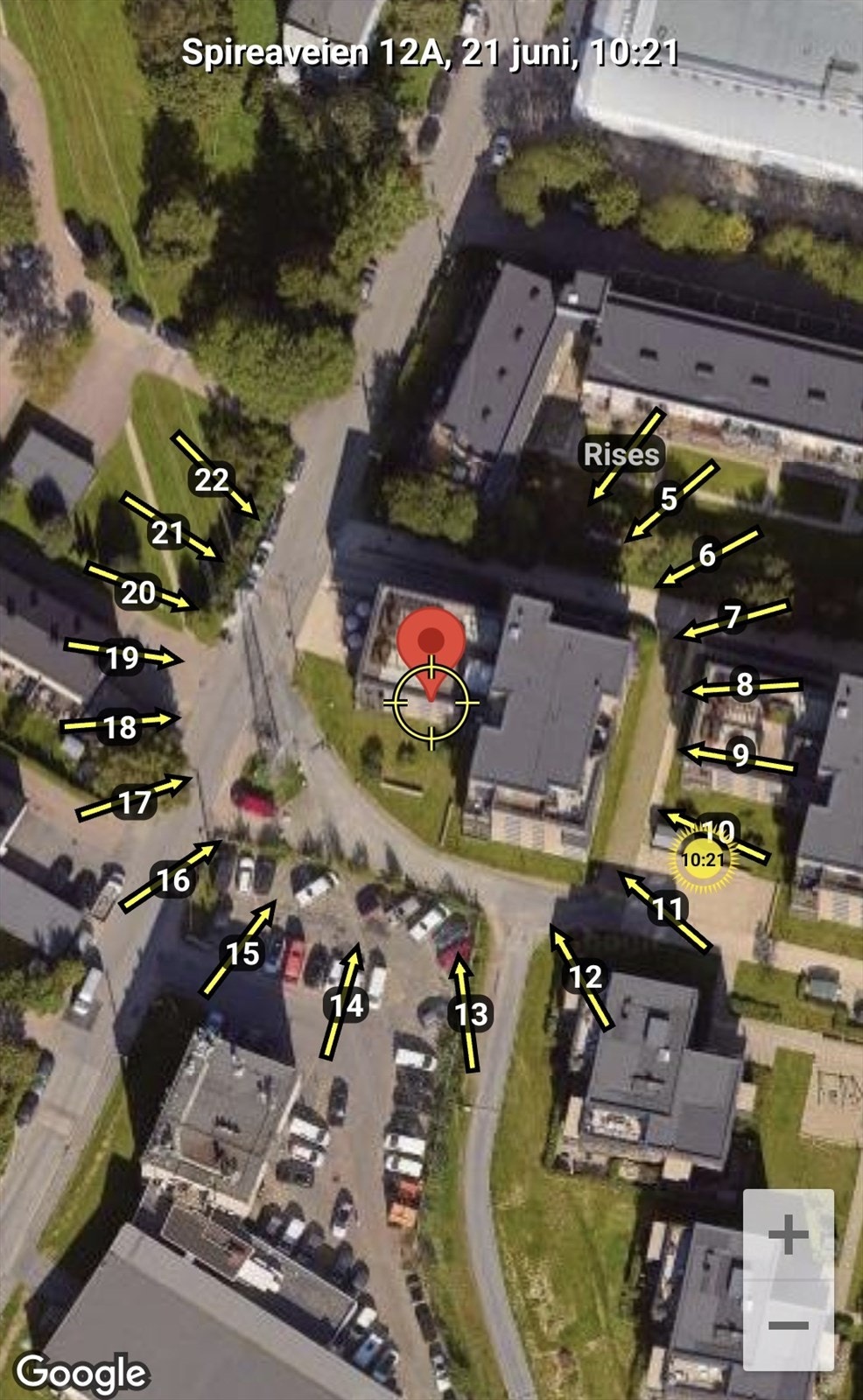 Solkart sommertid - kun til illustrasjon Galleribilde