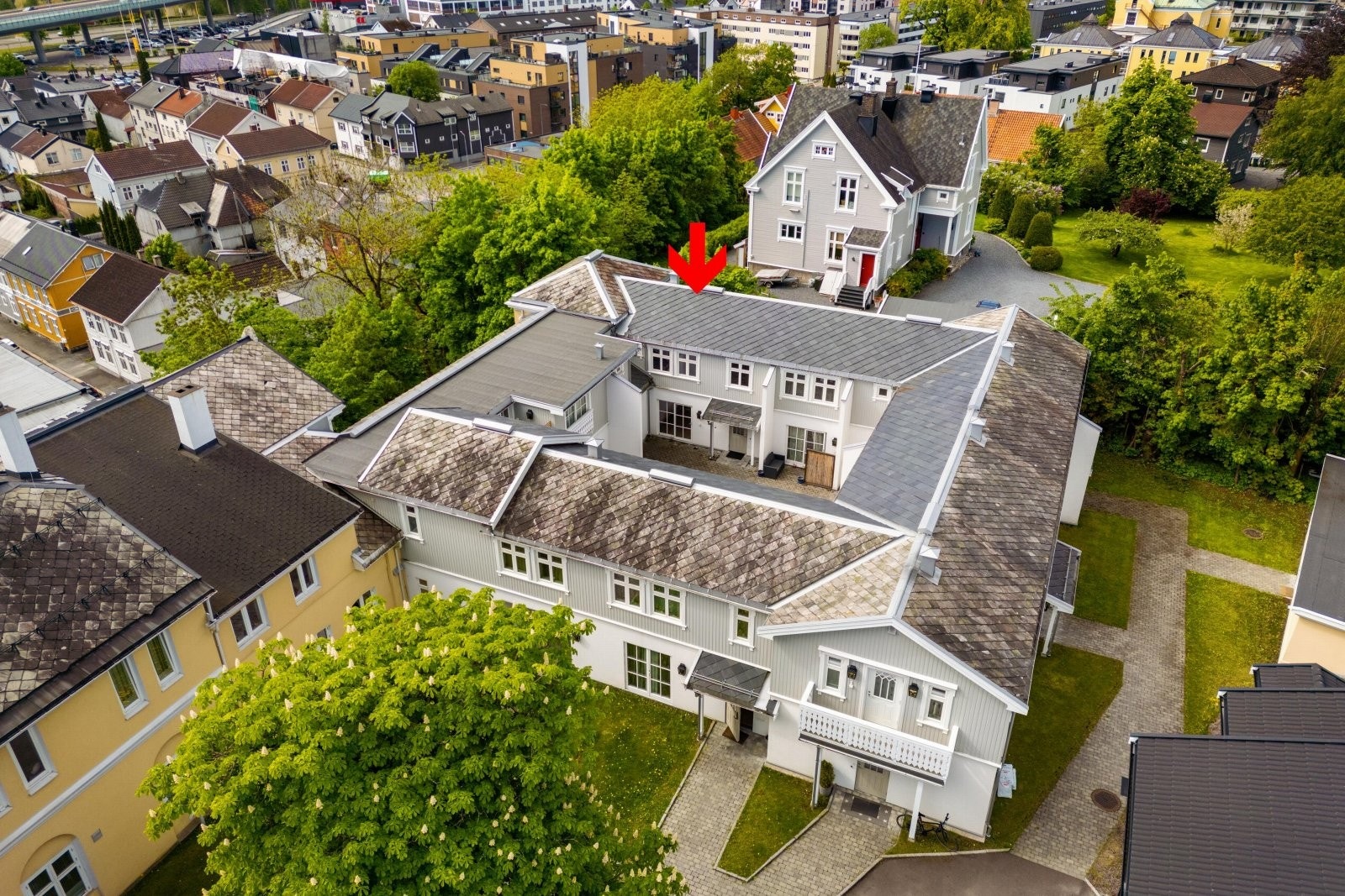 Dronefoto Galleribilde
