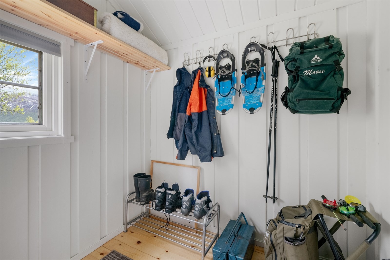 Soverom 3, som i dag benyttes til oppbevaring og ekstra soverom ved behov. Galleribilde