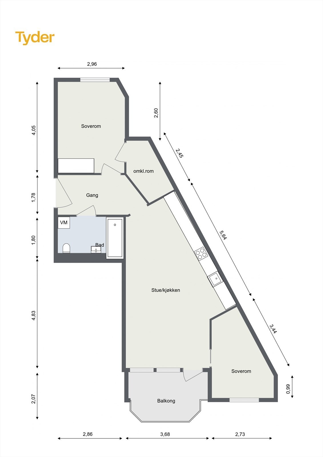 Plantegning. Galleribilde