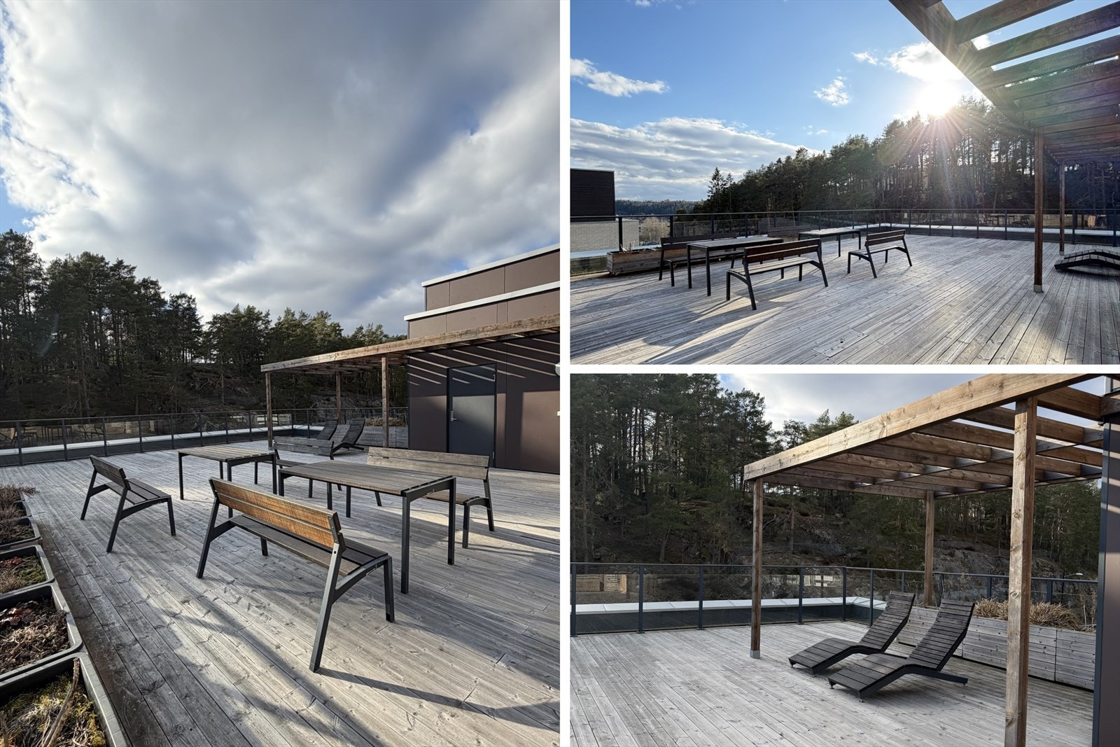 Borettslaget har en fantastisk felles takterrasse i samme oppgang. Tilgang til terrassen via heis i bygget. Galleribilde