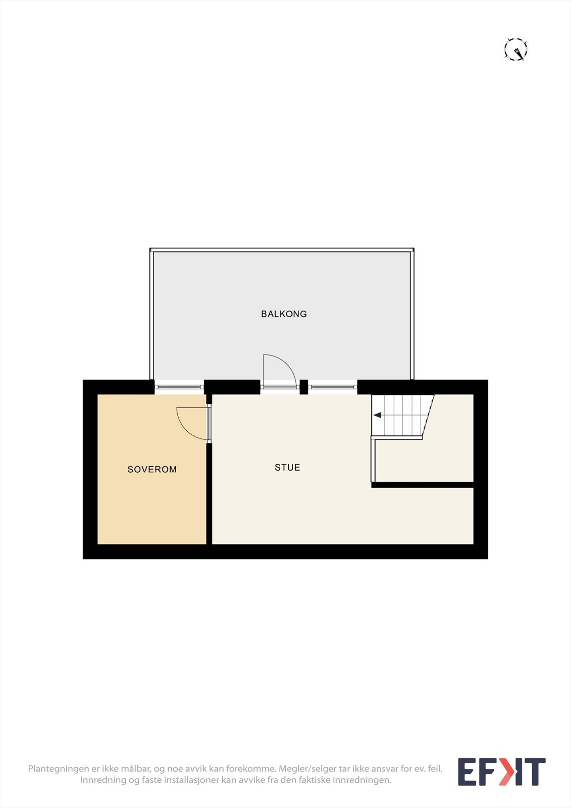 Plantegning 3.etasje / loft Galleribilde