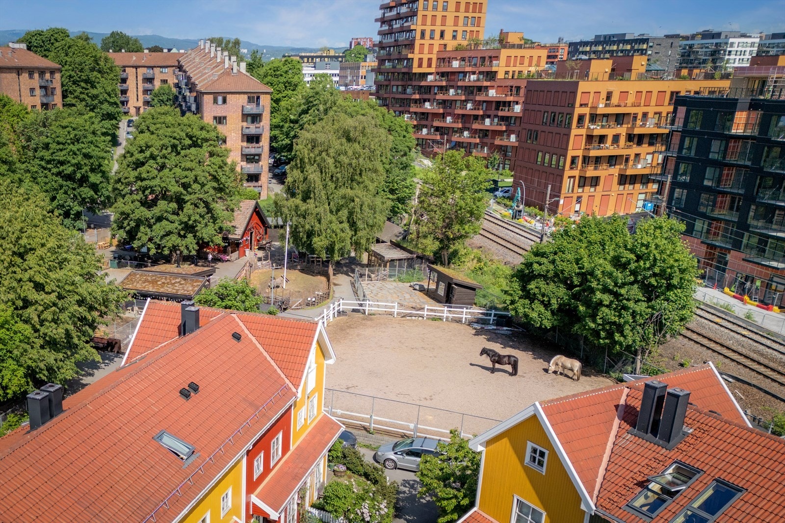 Kampen Bondegård er hyggelig attraksjon for stor og liten. Galleribilde