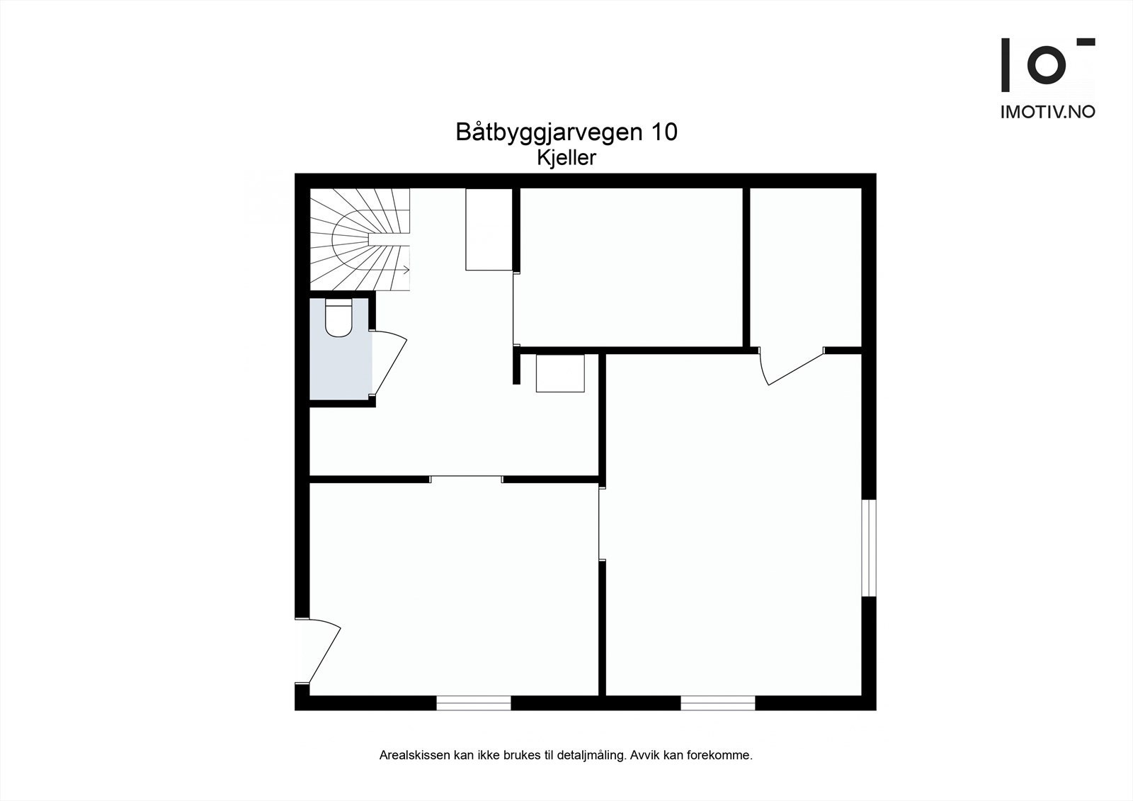 Plantegning - Kjelleretasje. Galleribilde