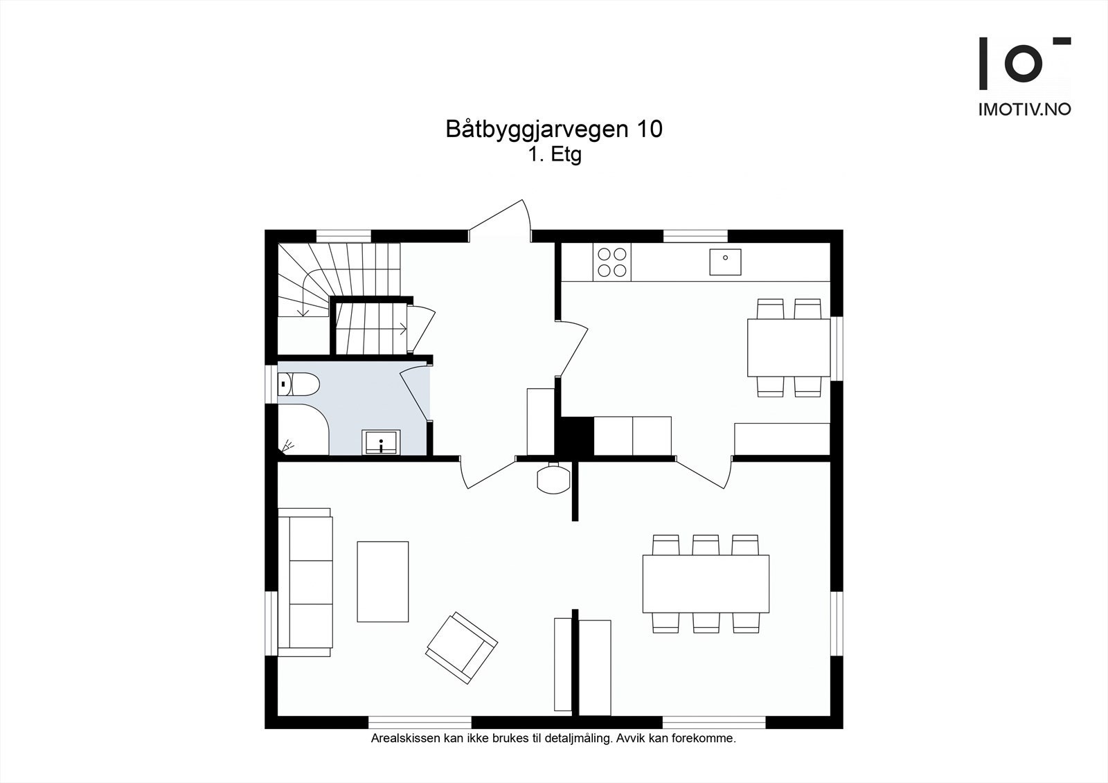 Plantegning - Første etasje. Galleribilde