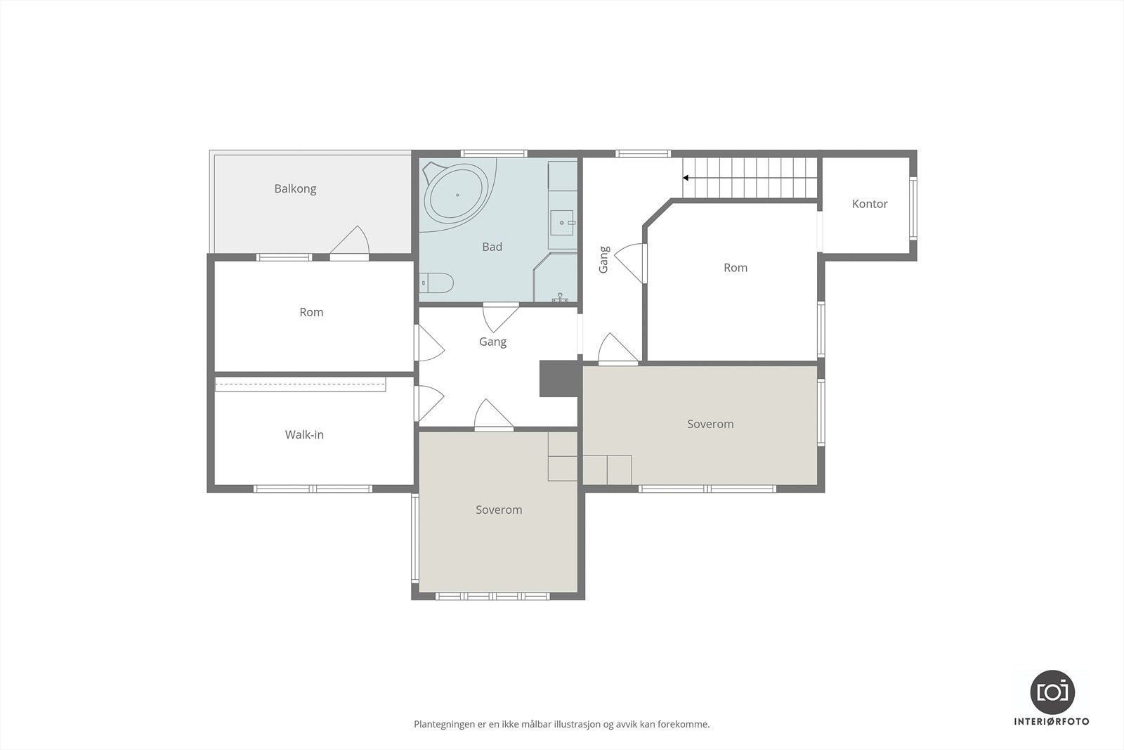 Plantegning Galleribilde
