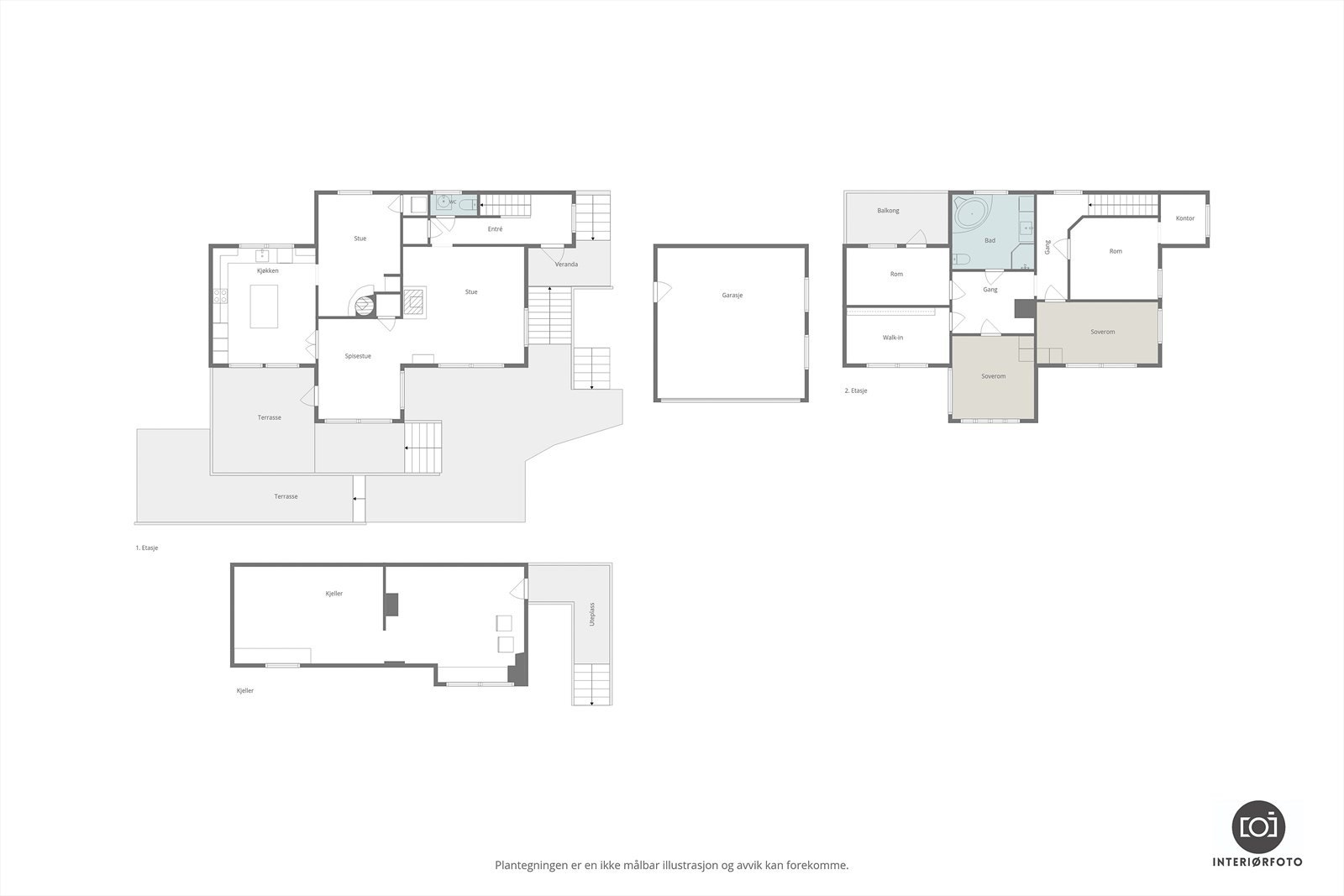 Plantegning Galleribilde
