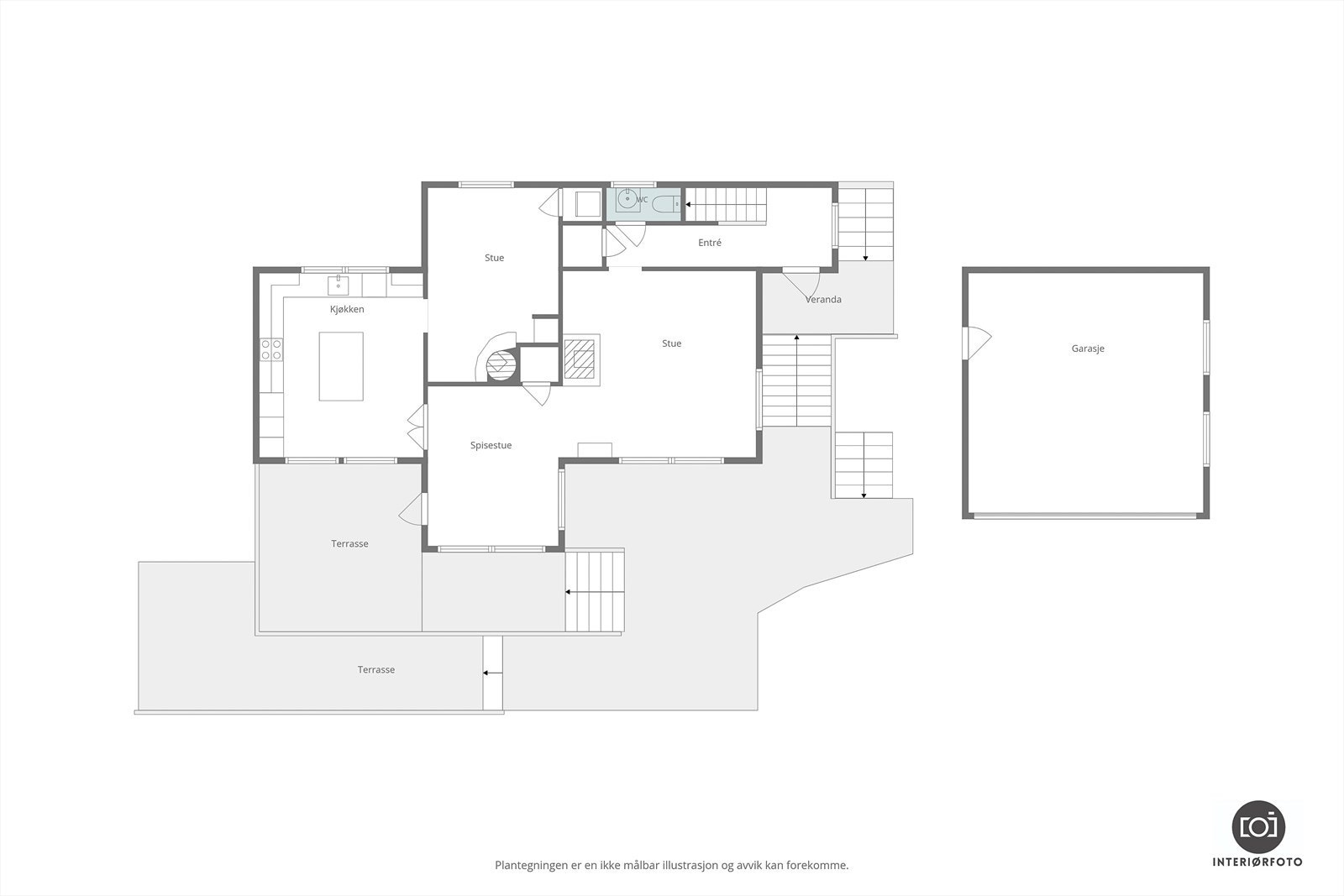 Plantegning Galleribilde