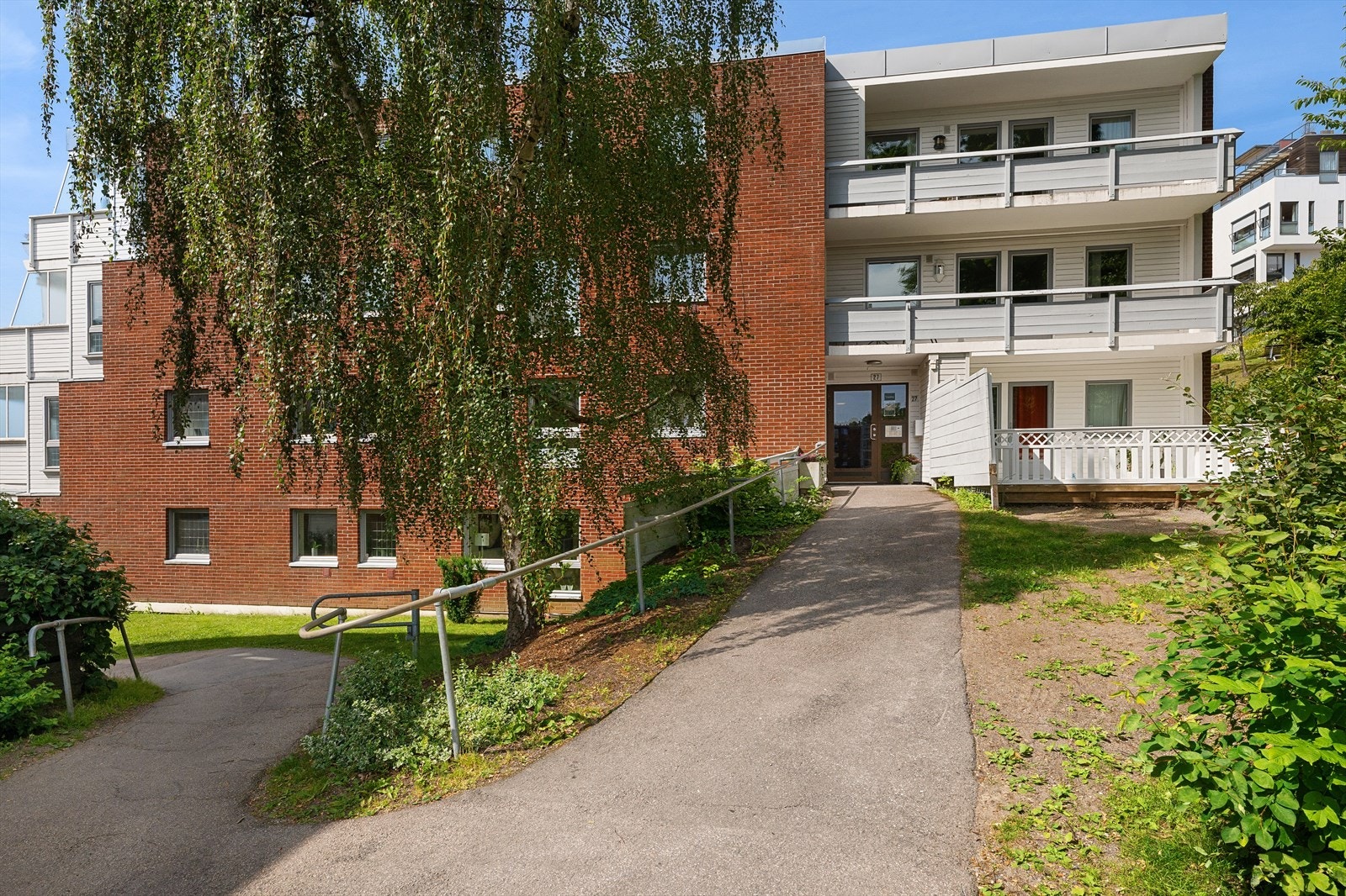 Hyggelig inngangsparti Galleribilde