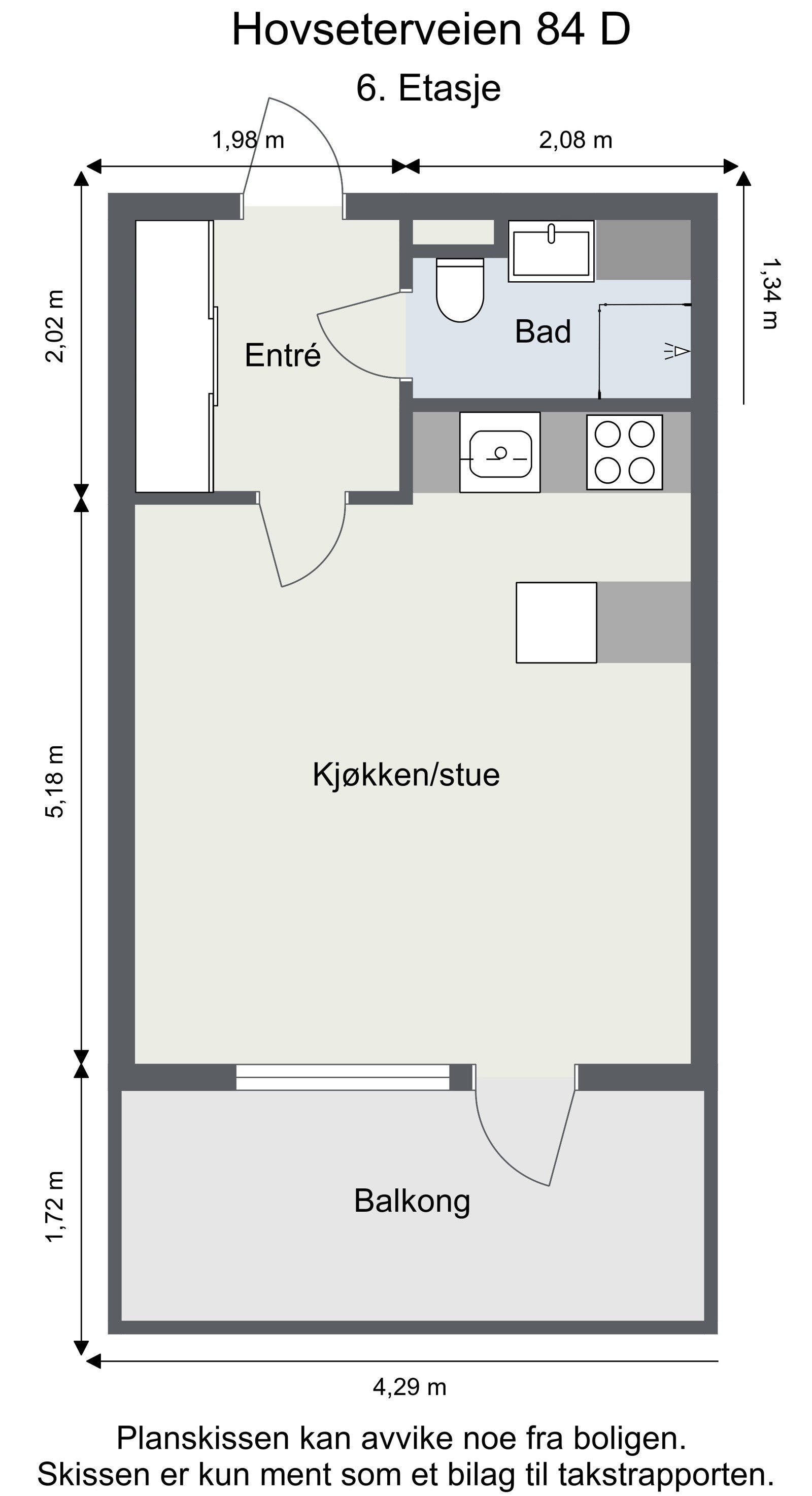 Plantegning Galleribilde