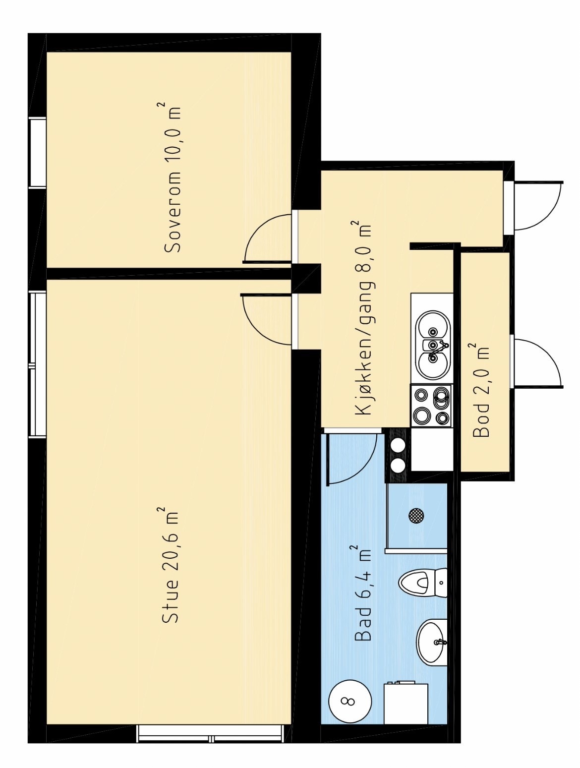 Plantegning Galleribilde