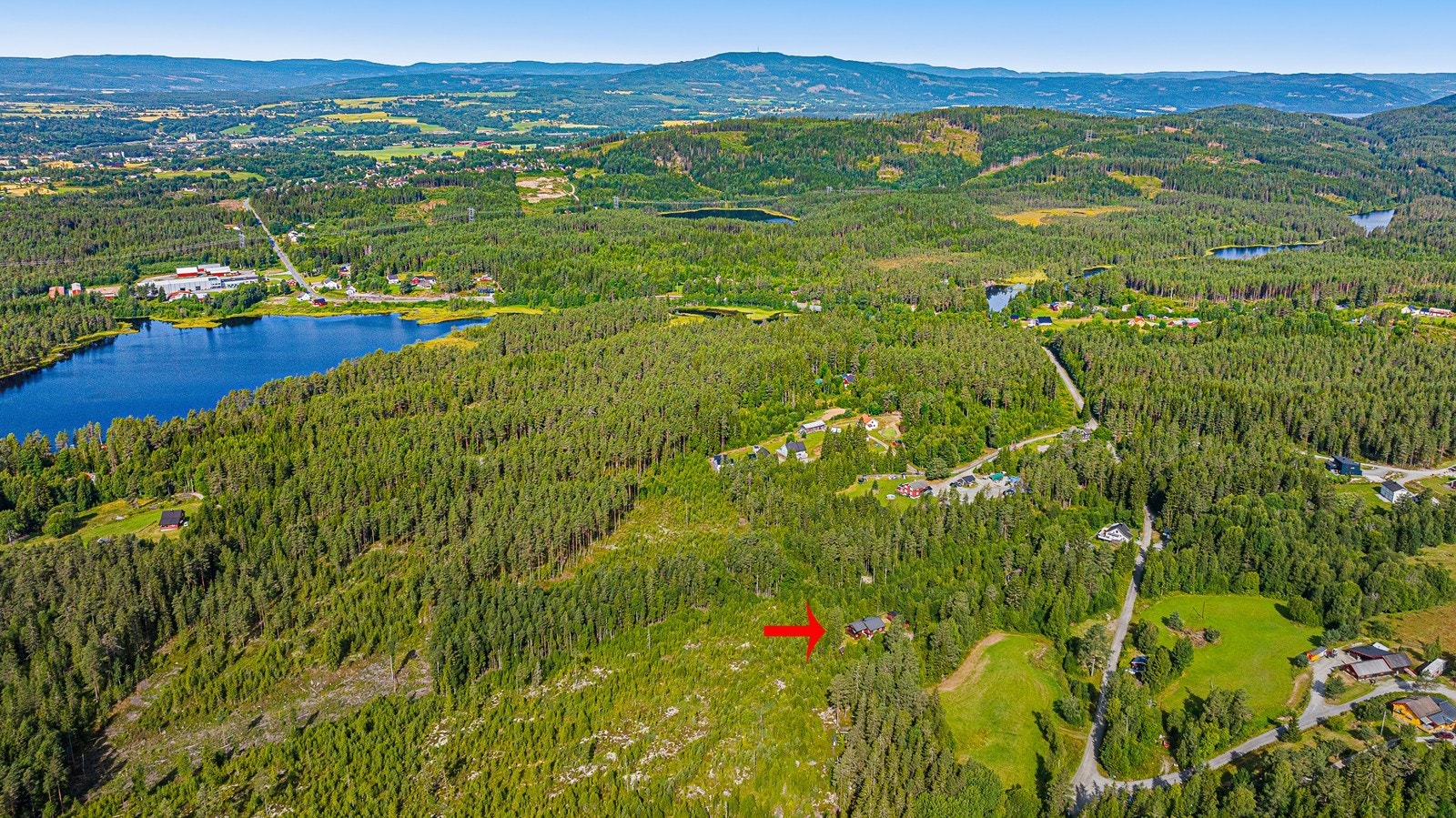 Populære Fløyta badeplass er like ved Galleribilde