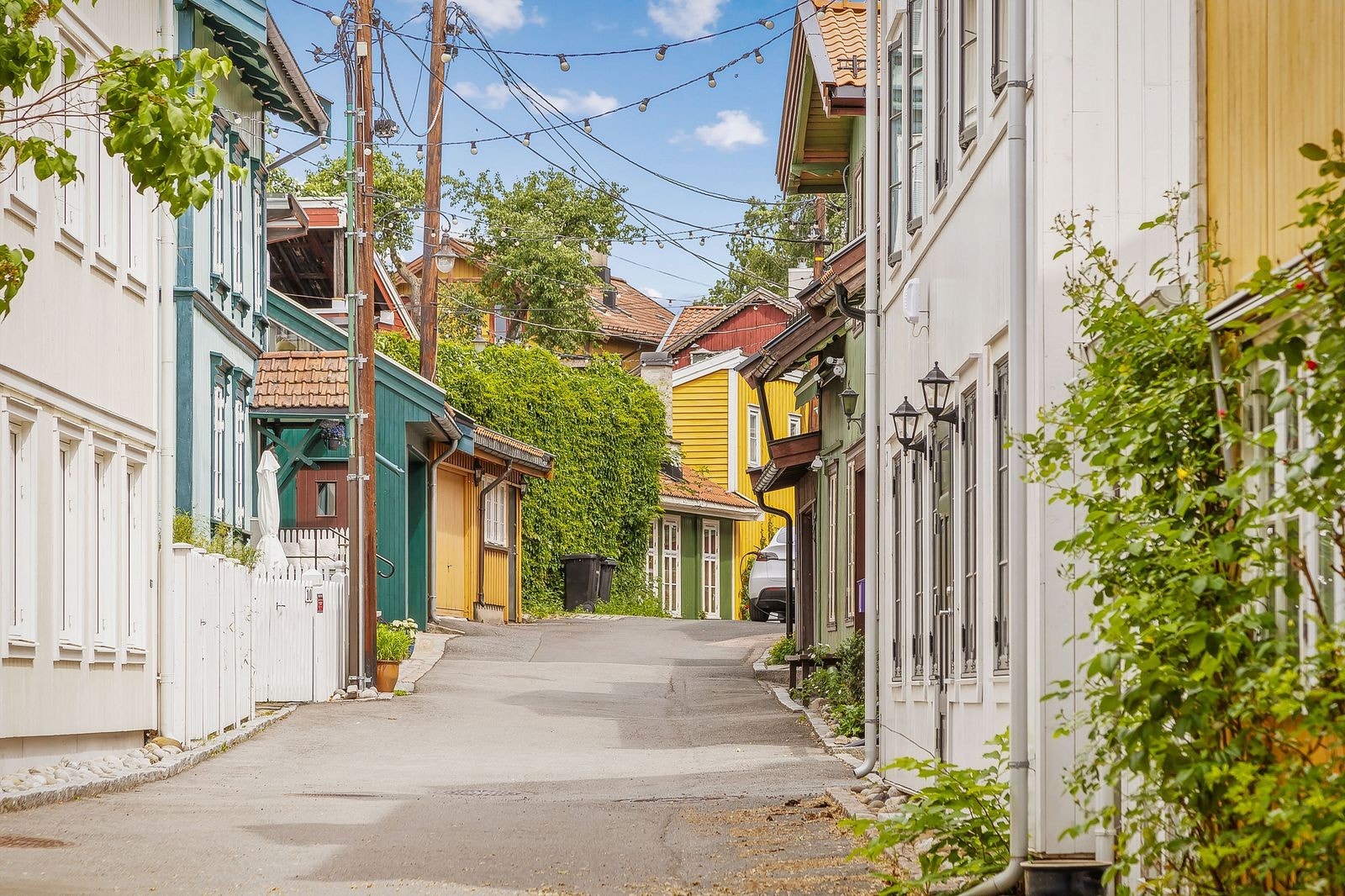 Ta deg en tur mellom den sjarmerende trehusbebyggelsen i området! Galleribilde