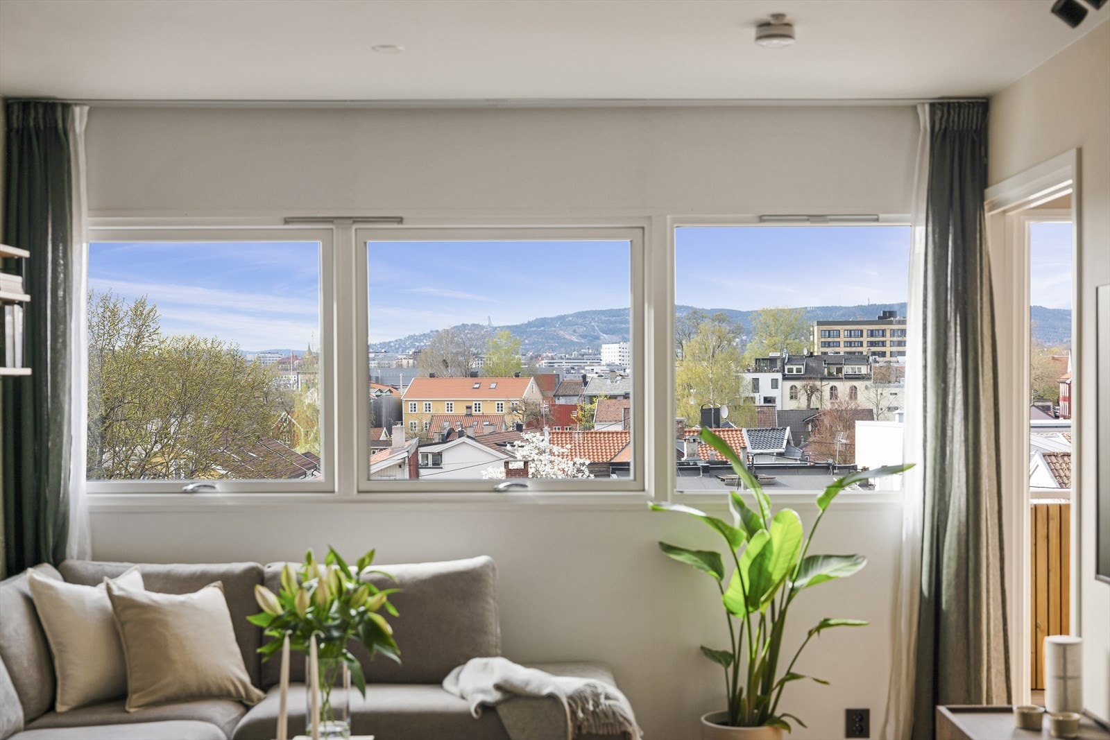 Her får du et levende kunstverk som endrer motiv etter årstidene. Galleribilde