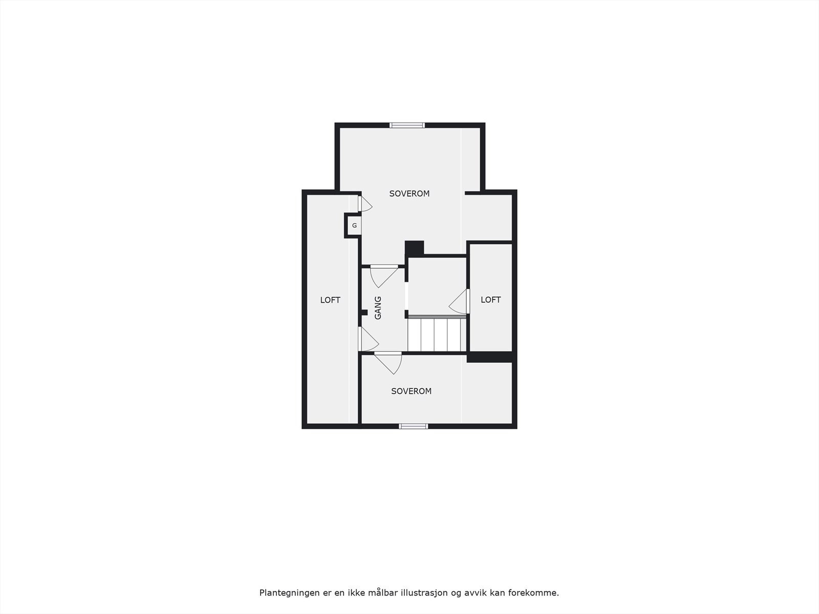 Plantegning 2. etasje. Galleribilde