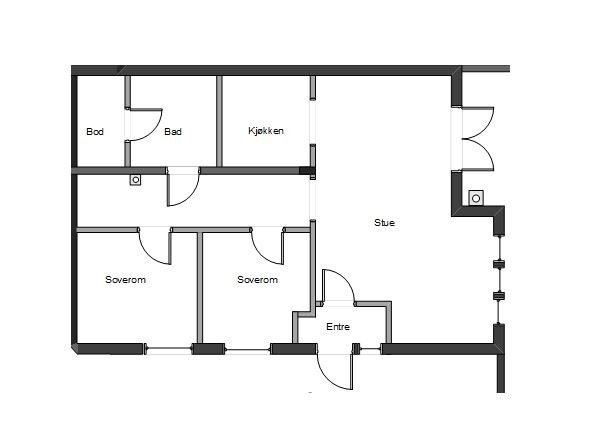 Plantegning Galleribilde