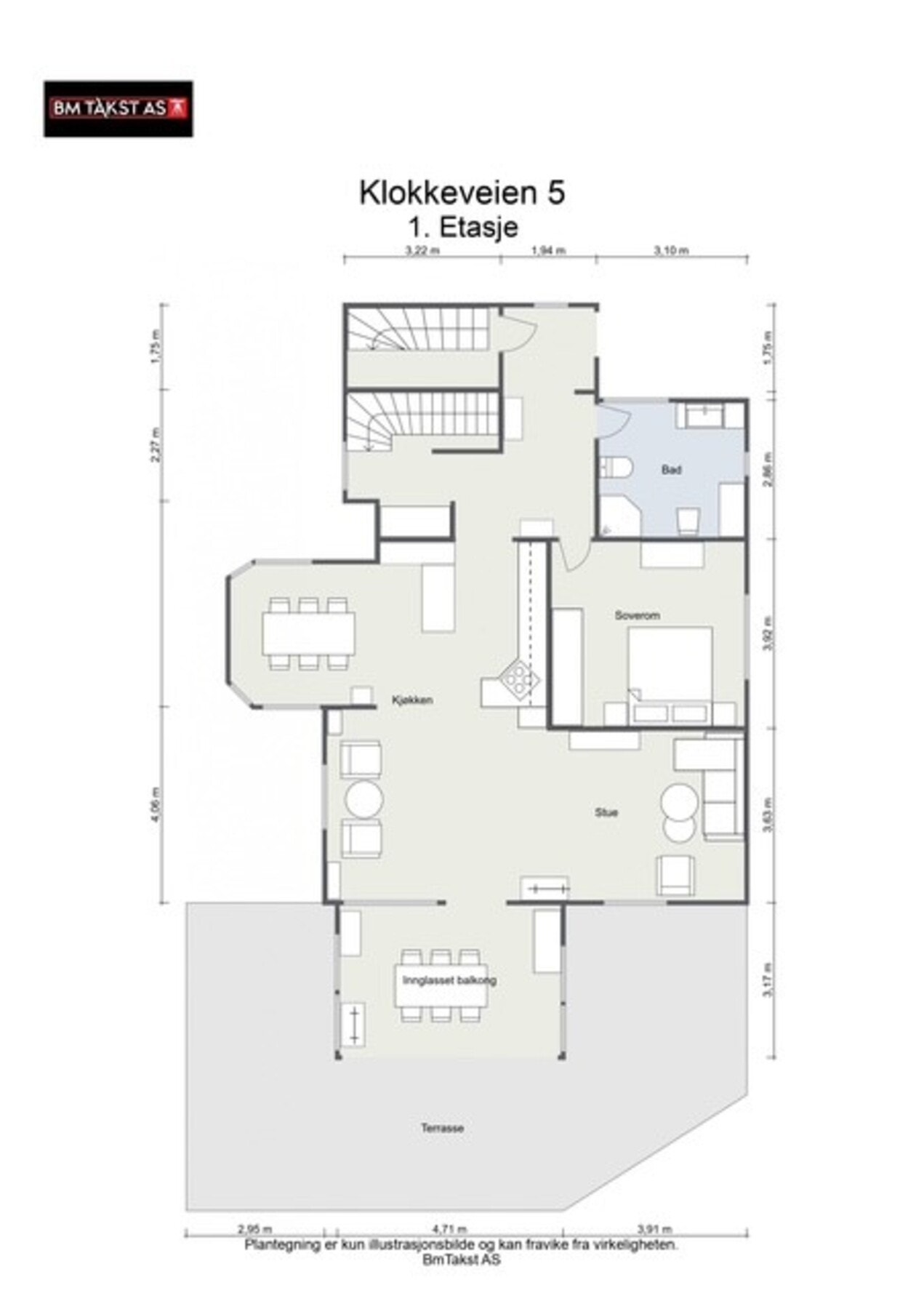 Plantegning 1 etasje Galleribilde