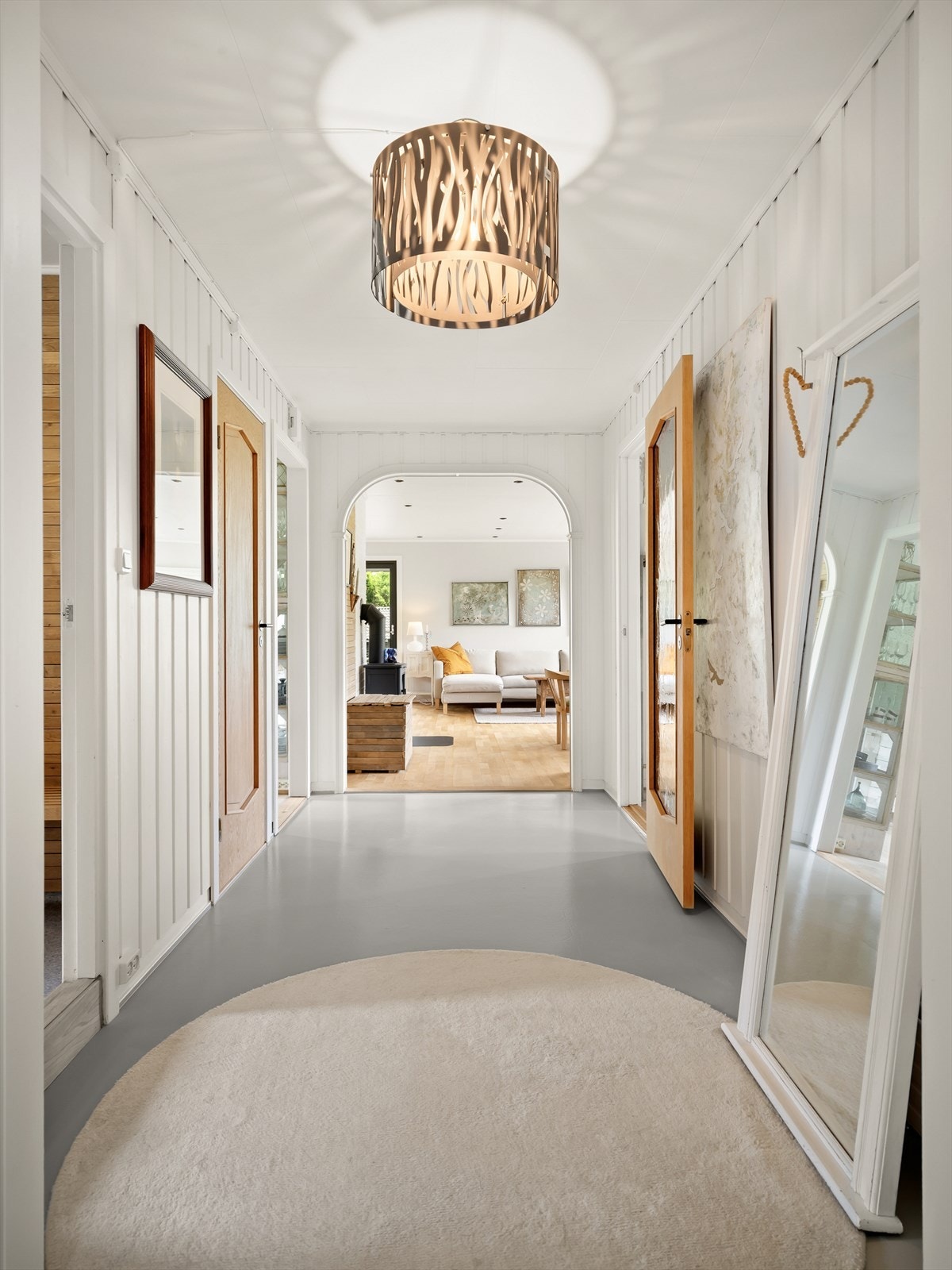 Designlampen i gangen følger med. Galleribilde