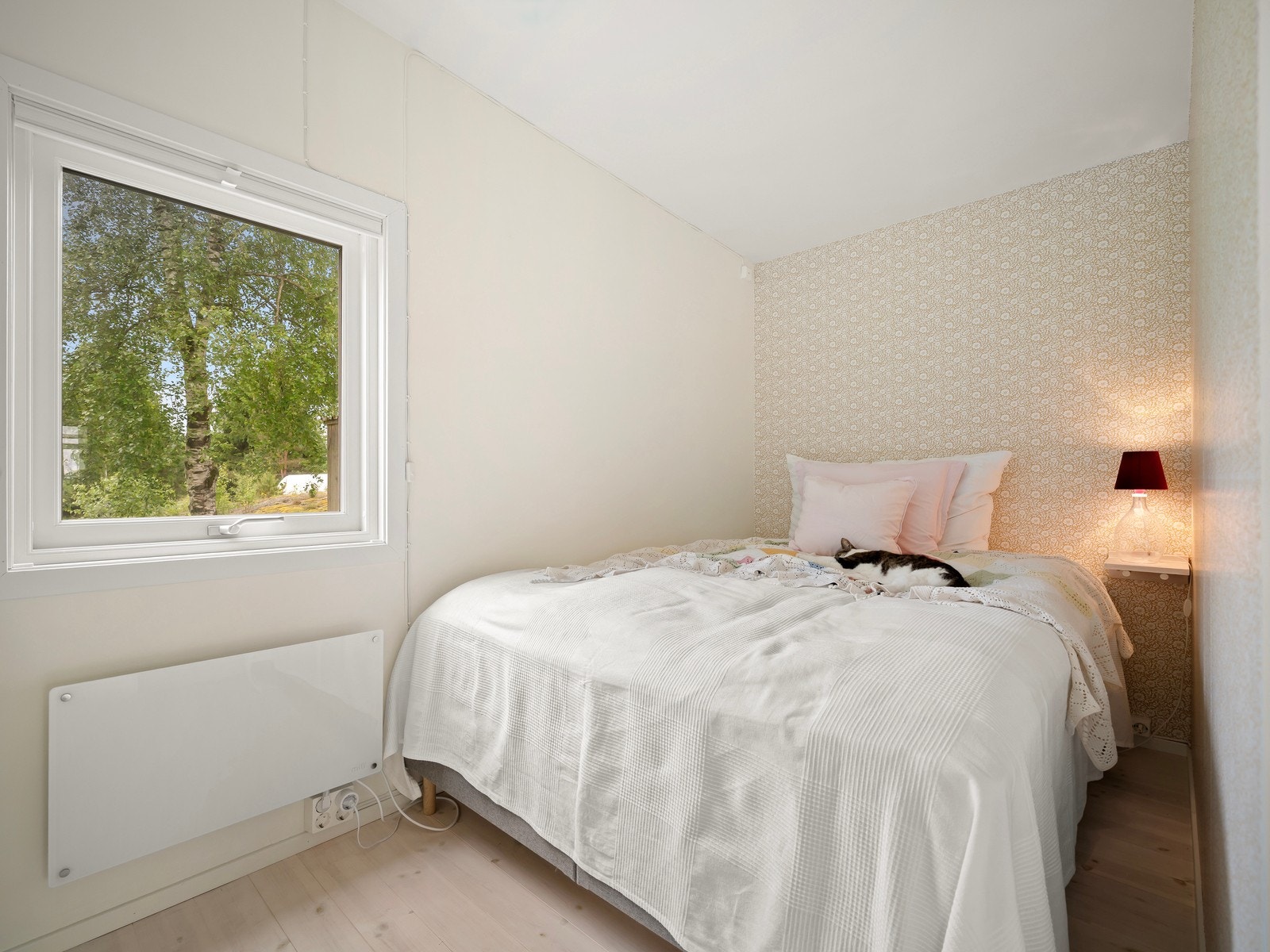 Annekset er innredet med to senger. Galleribilde