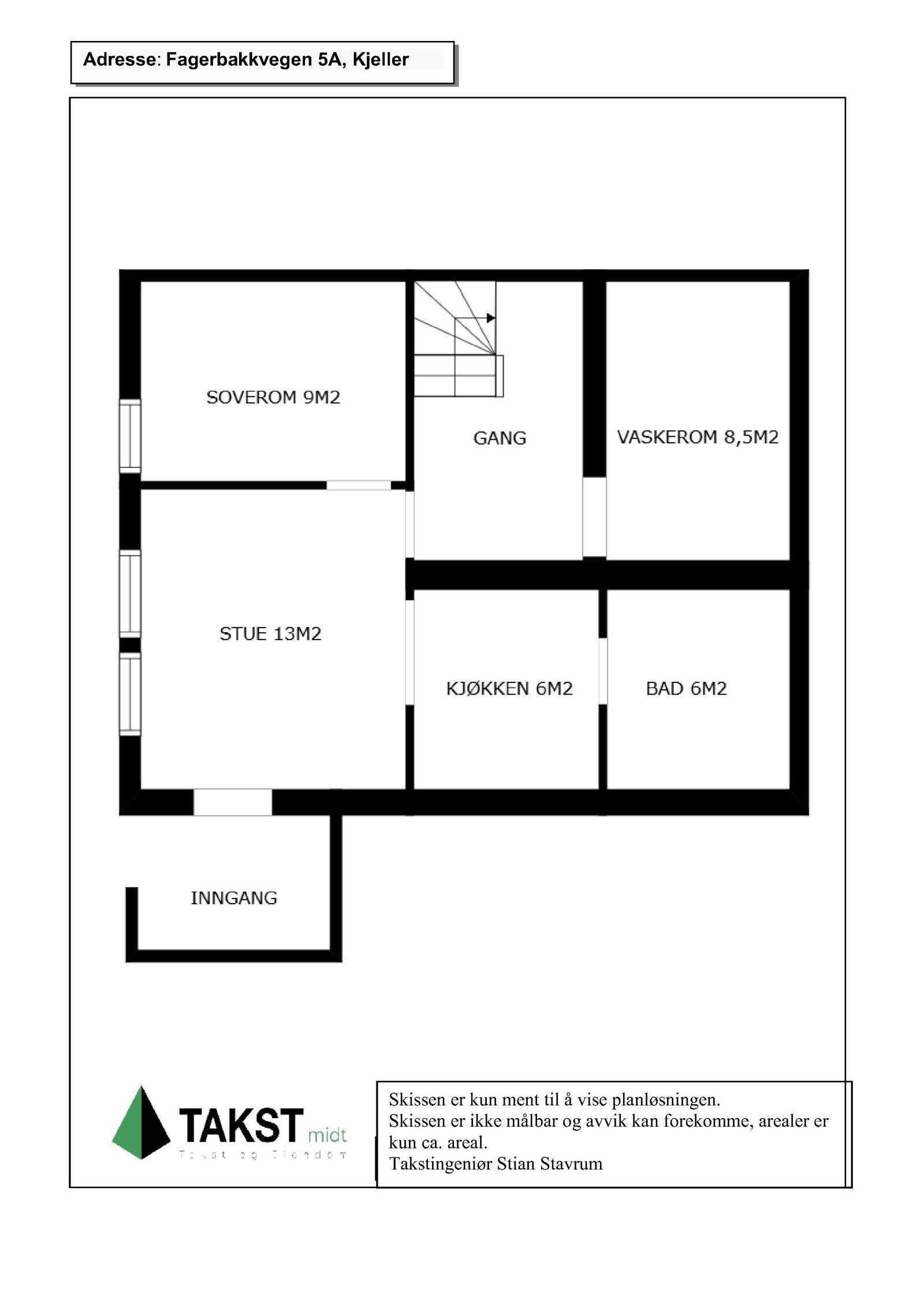 Planskisse. Galleribilde