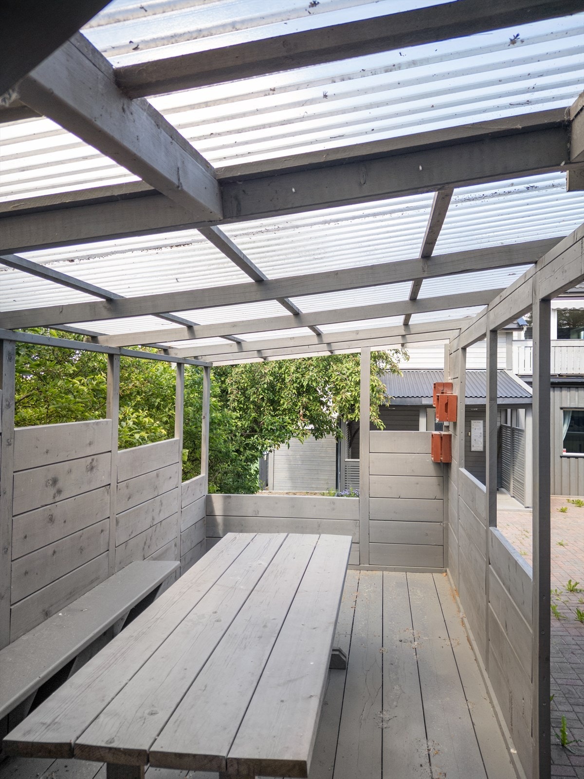 Overbygget terrasse på 13 kvm Galleribilde