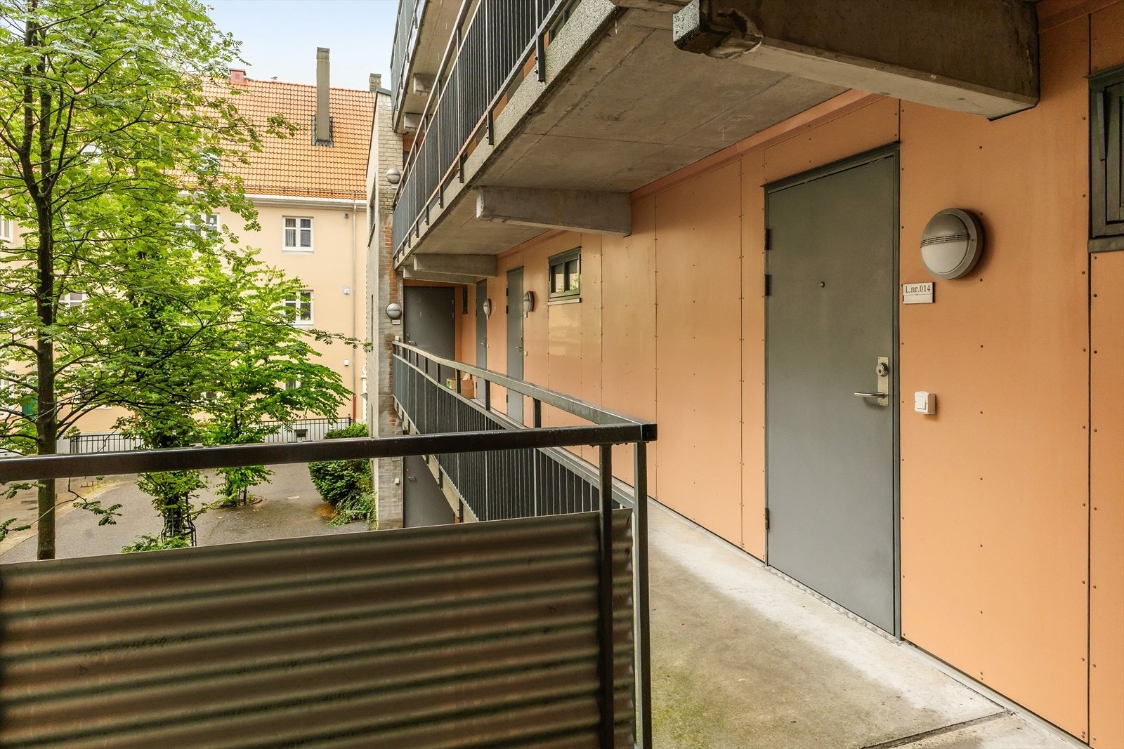Svalgang til leiligheten Galleribilde