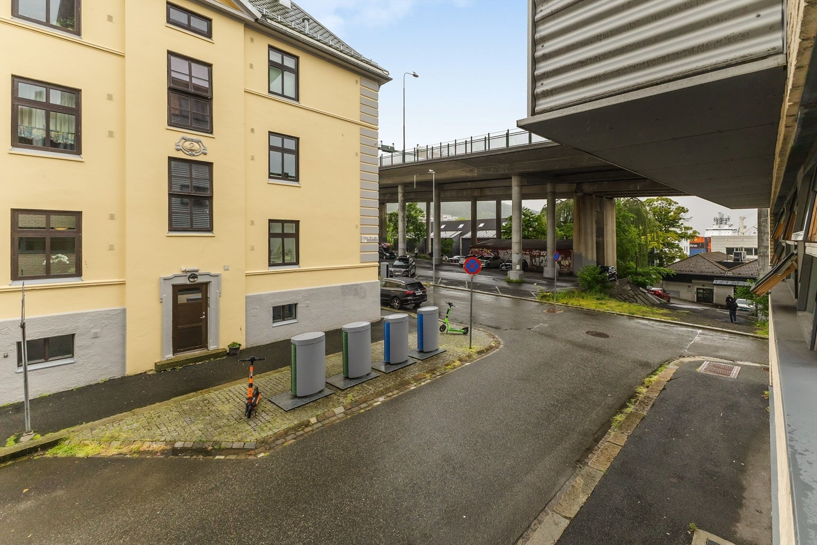 Utsikt fra stuevindu Galleribilde