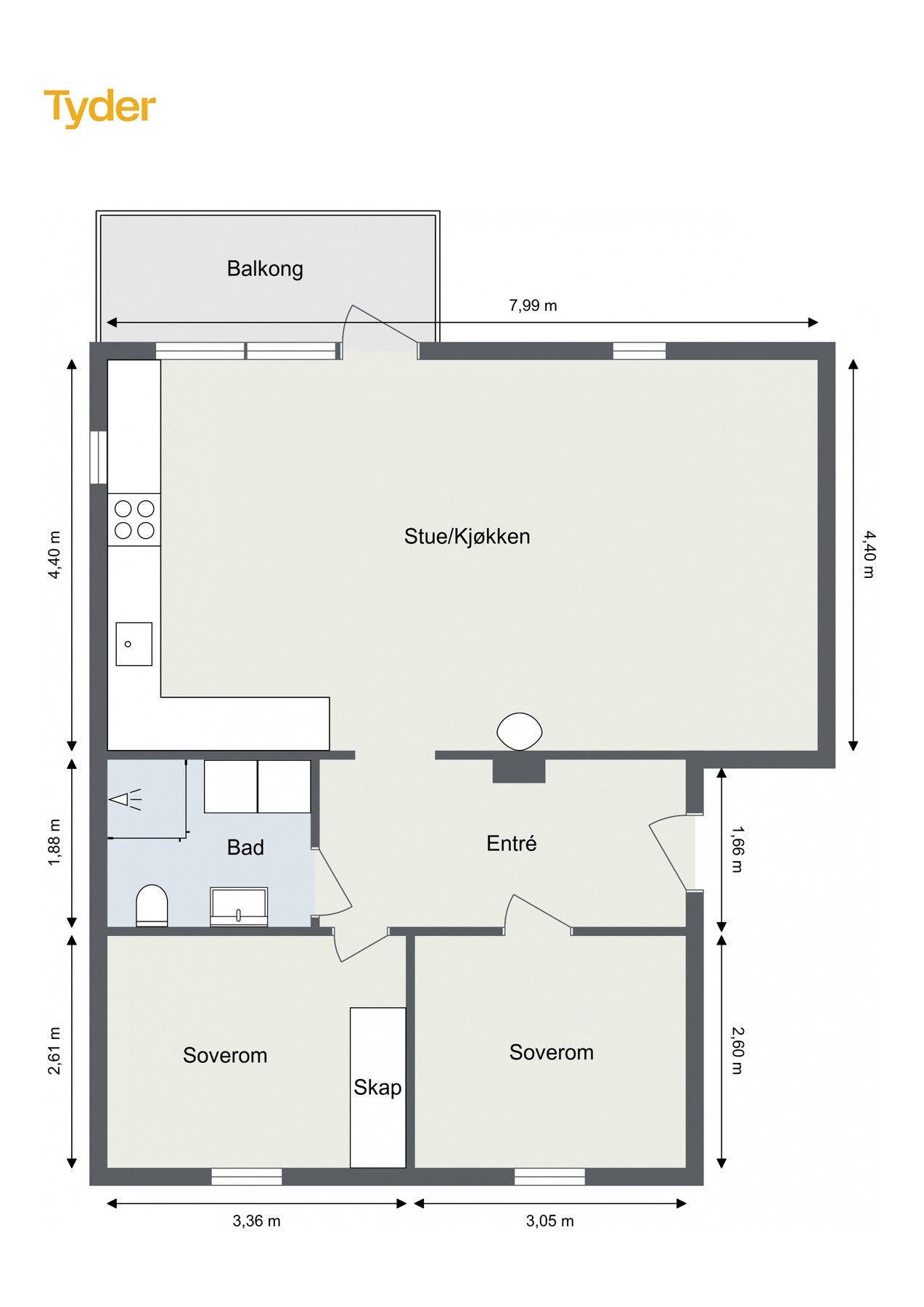 Plantegning 1.etasje Galleribilde