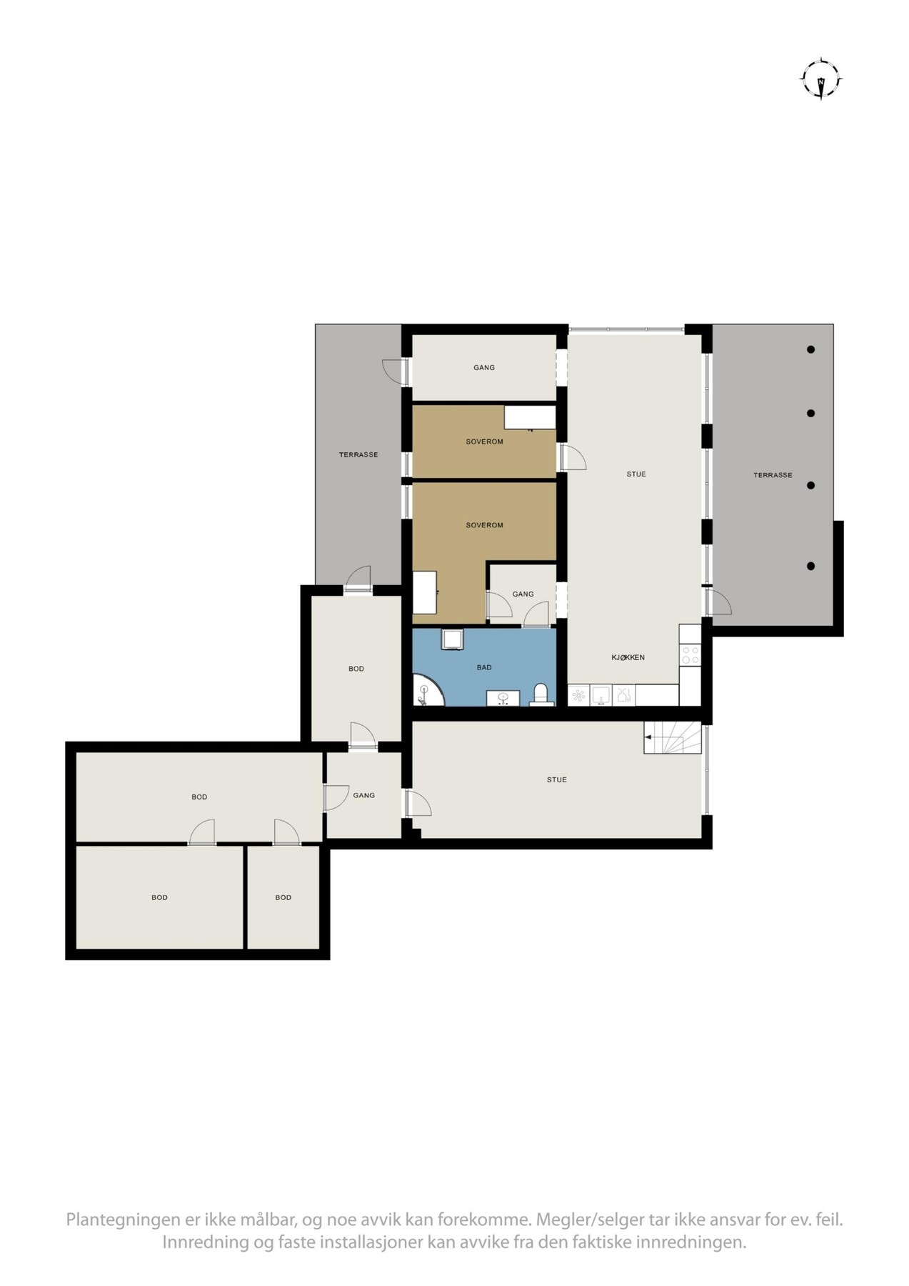 Plantegning Galleribilde