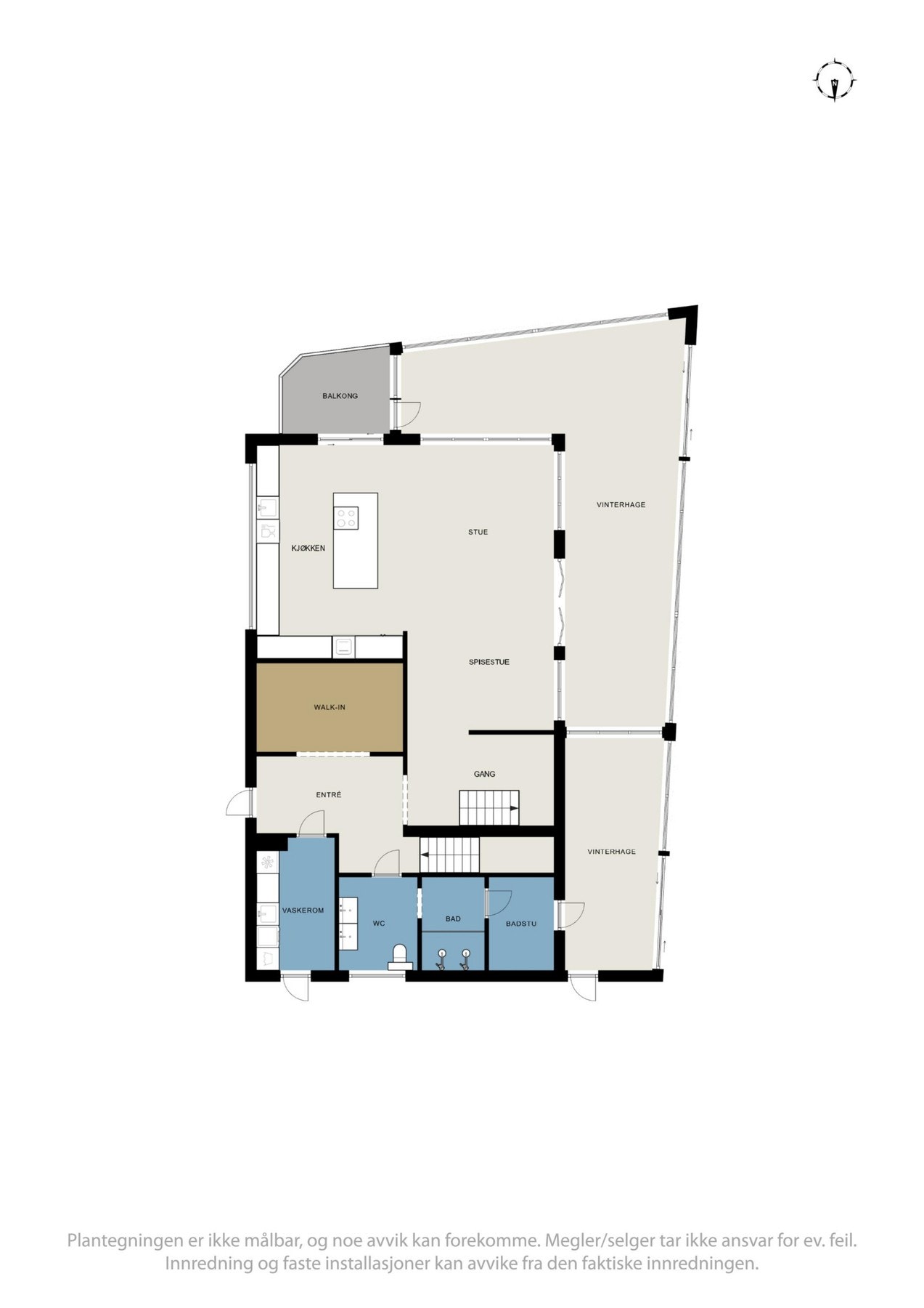 Plantegning Galleribilde