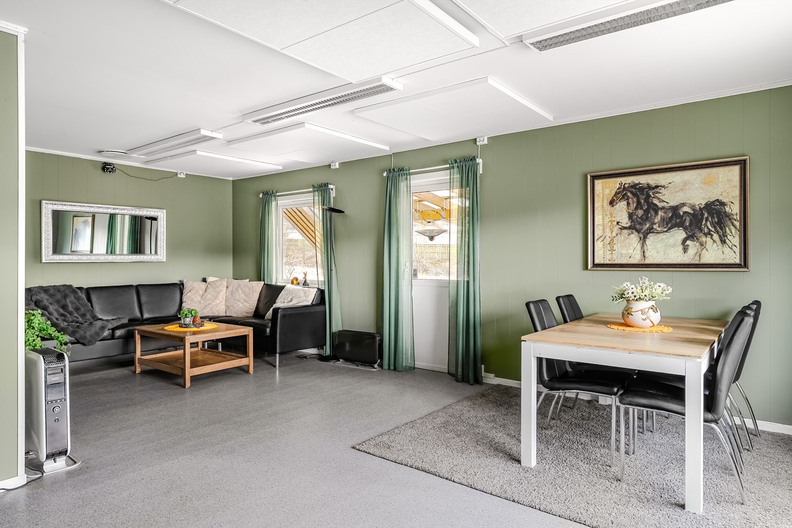 God plass til både sofa- og spisegruppe Galleribilde