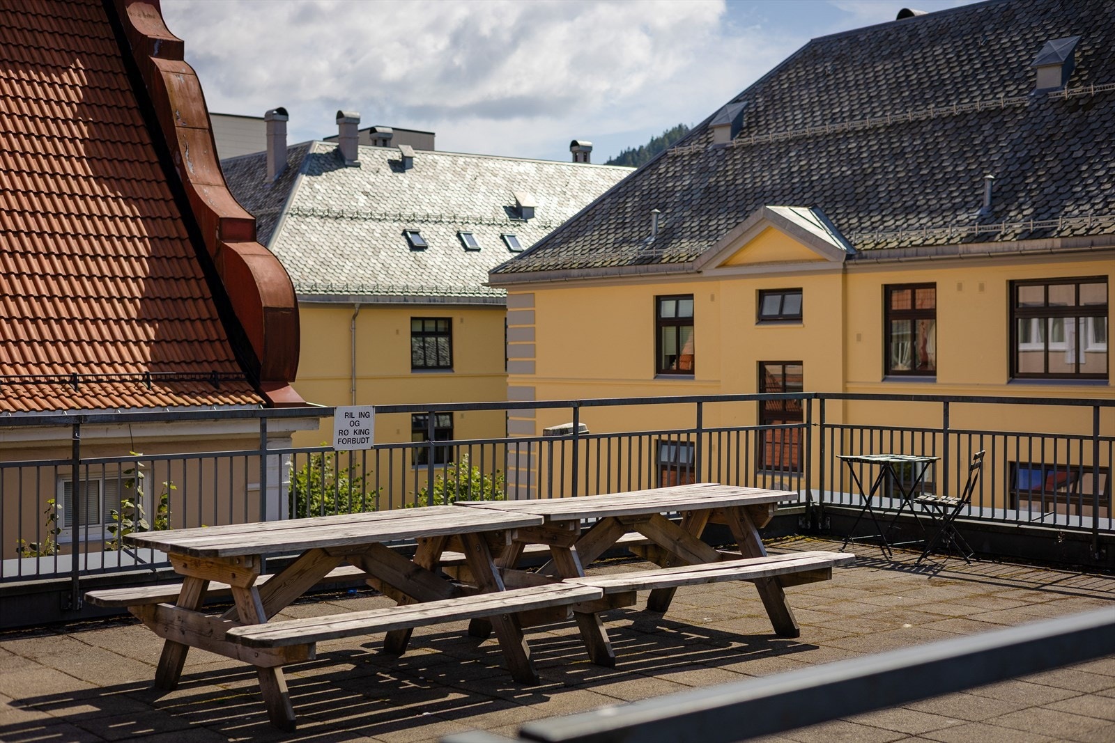 Del av felles takterrasse Galleribilde
