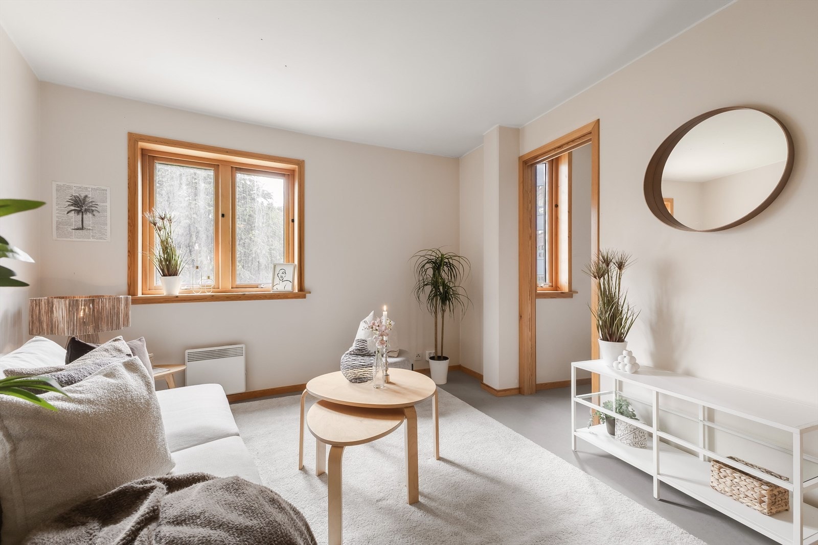 Stue mot soverom Galleribilde