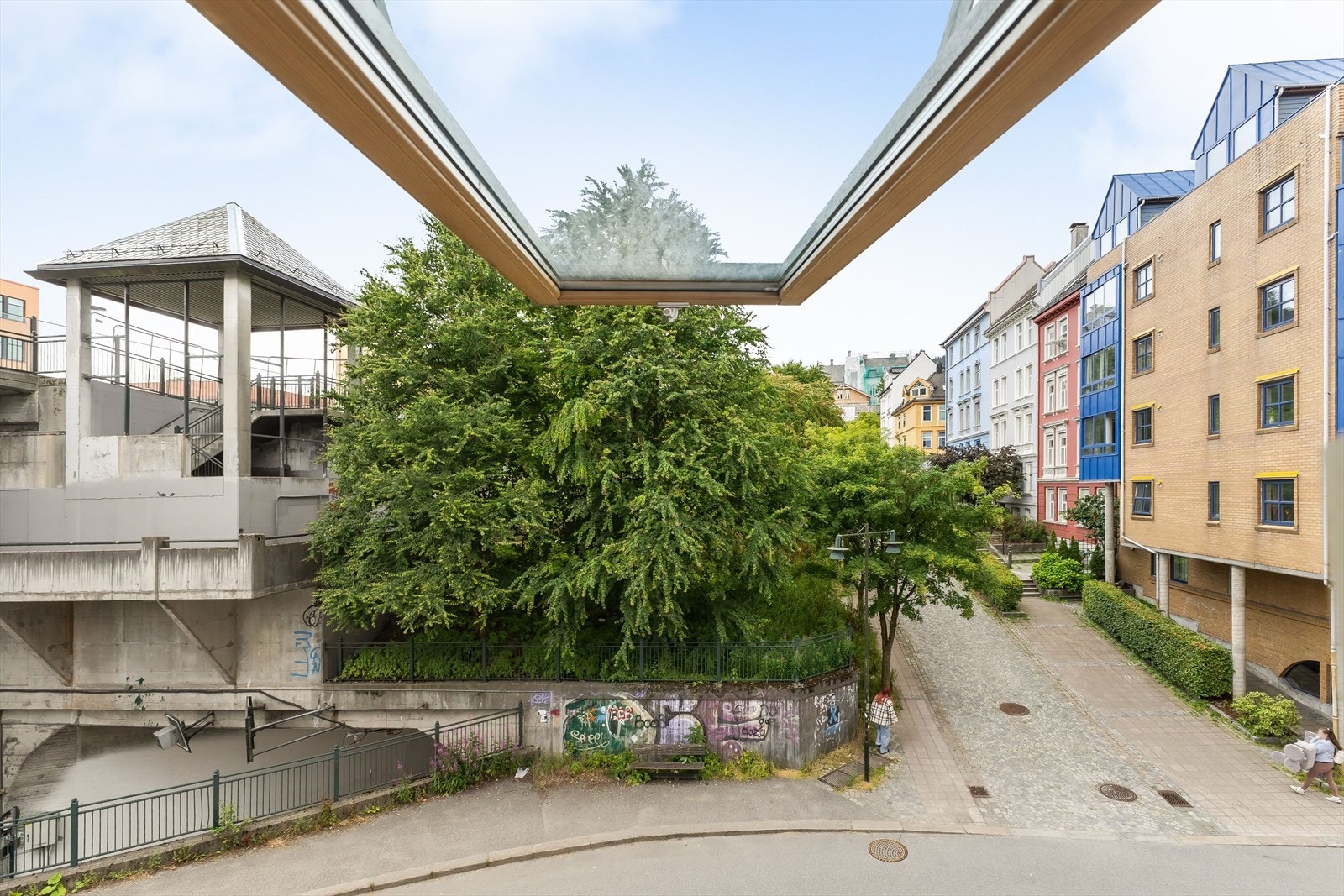 Utsikt fra stuevindu Galleribilde